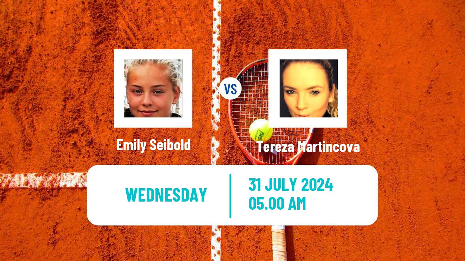 Tennis ITF W75 Hechingen Women Emily Seibold - Tereza Martincova