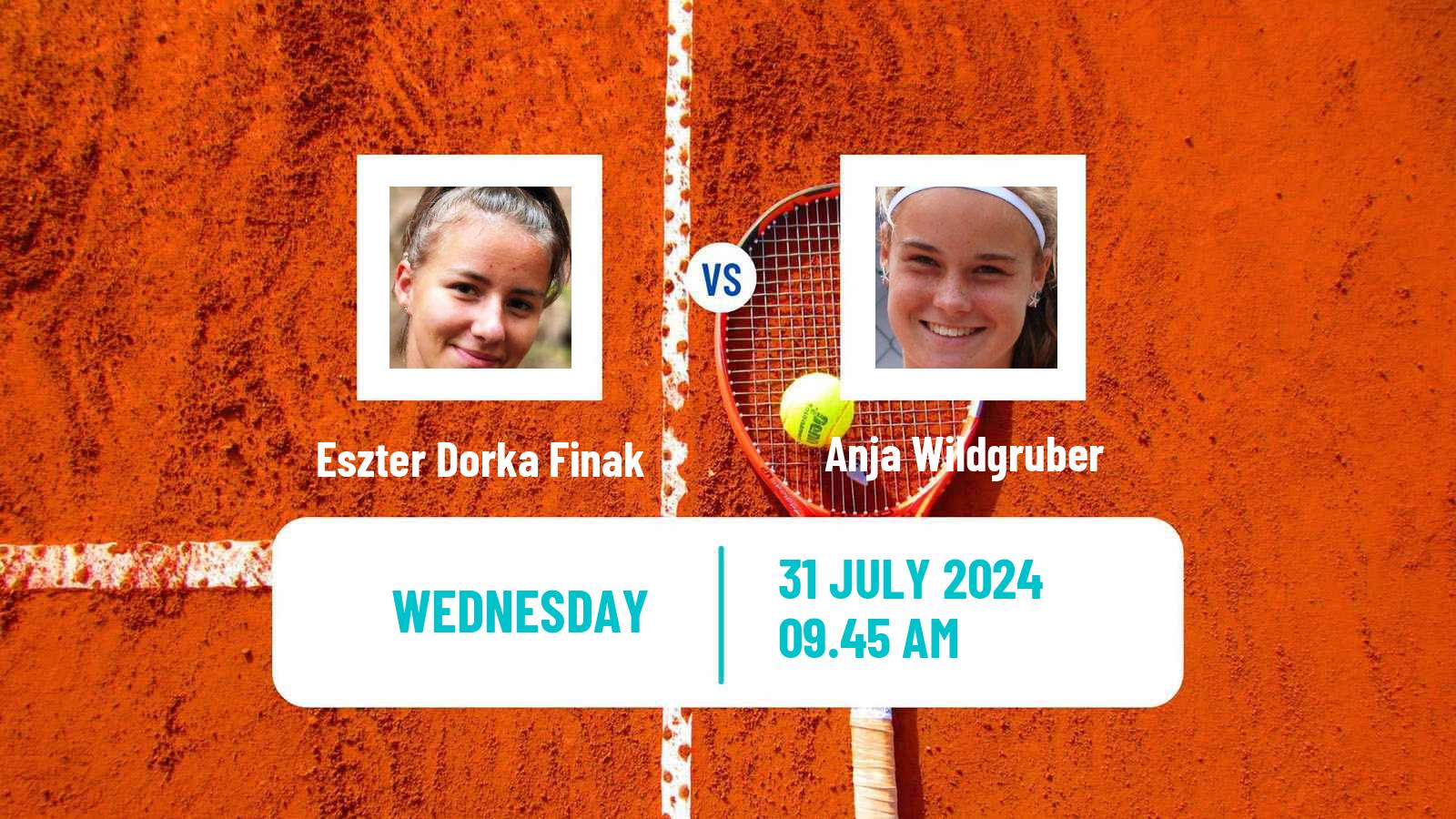 Tennis ITF W15 Rogaska Slatina Women Eszter Dorka Finak - Anja Wildgruber