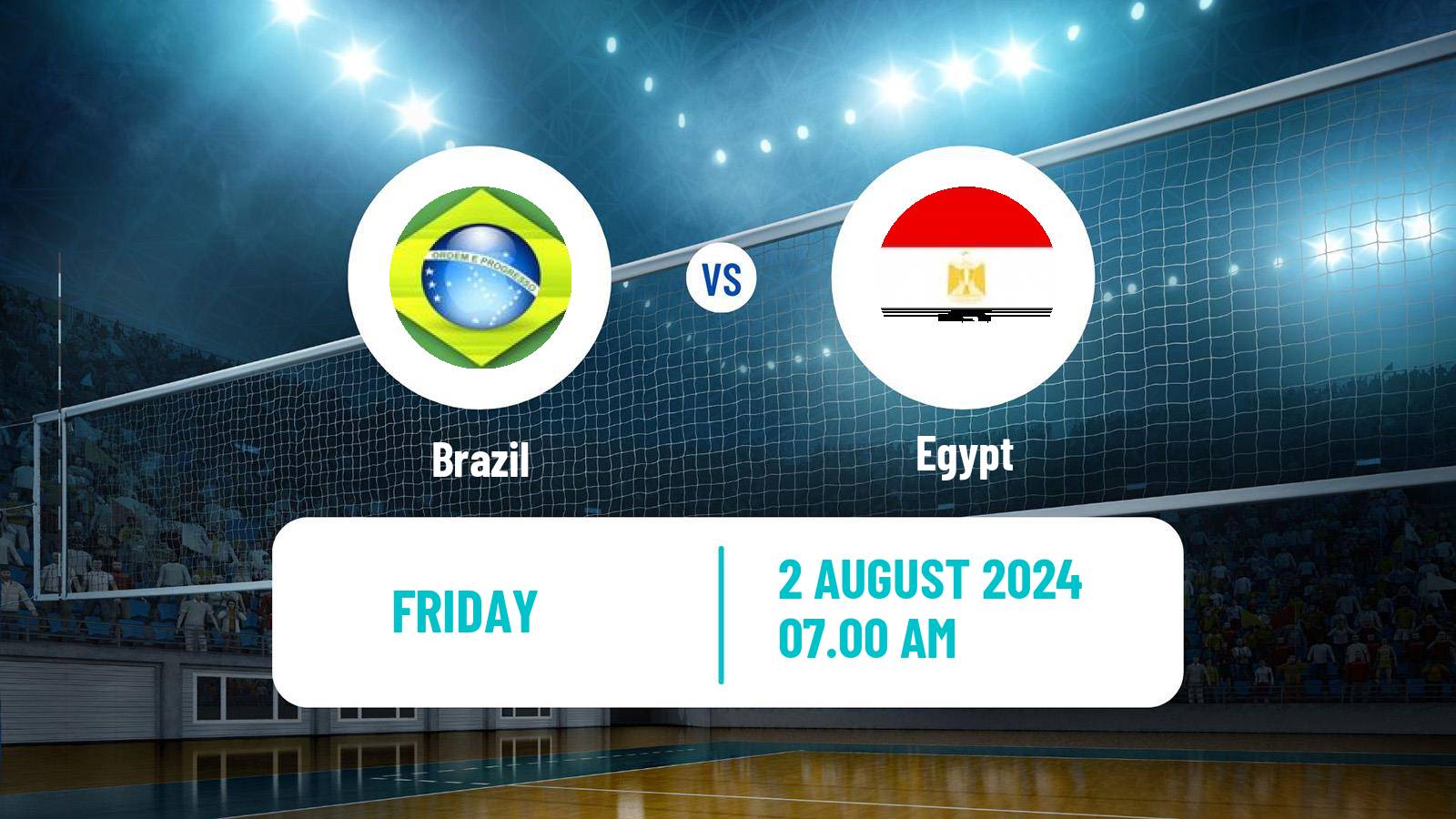 Volleyball Olympic Games - Volleyball Brazil - Egypt