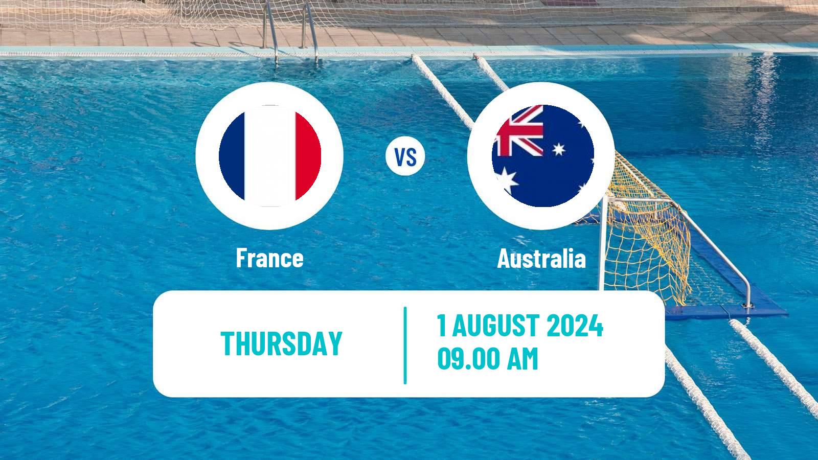 Water polo Olympic Games - Water polo France - Australia