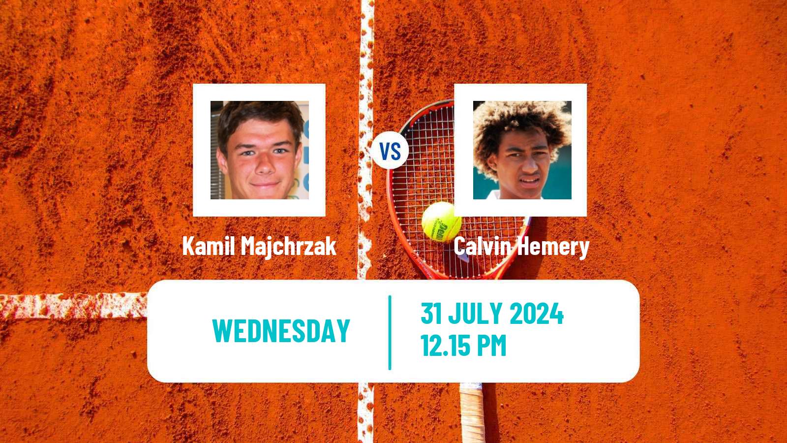 Tennis Luedenscheid Challenger Men Kamil Majchrzak - Calvin Hemery