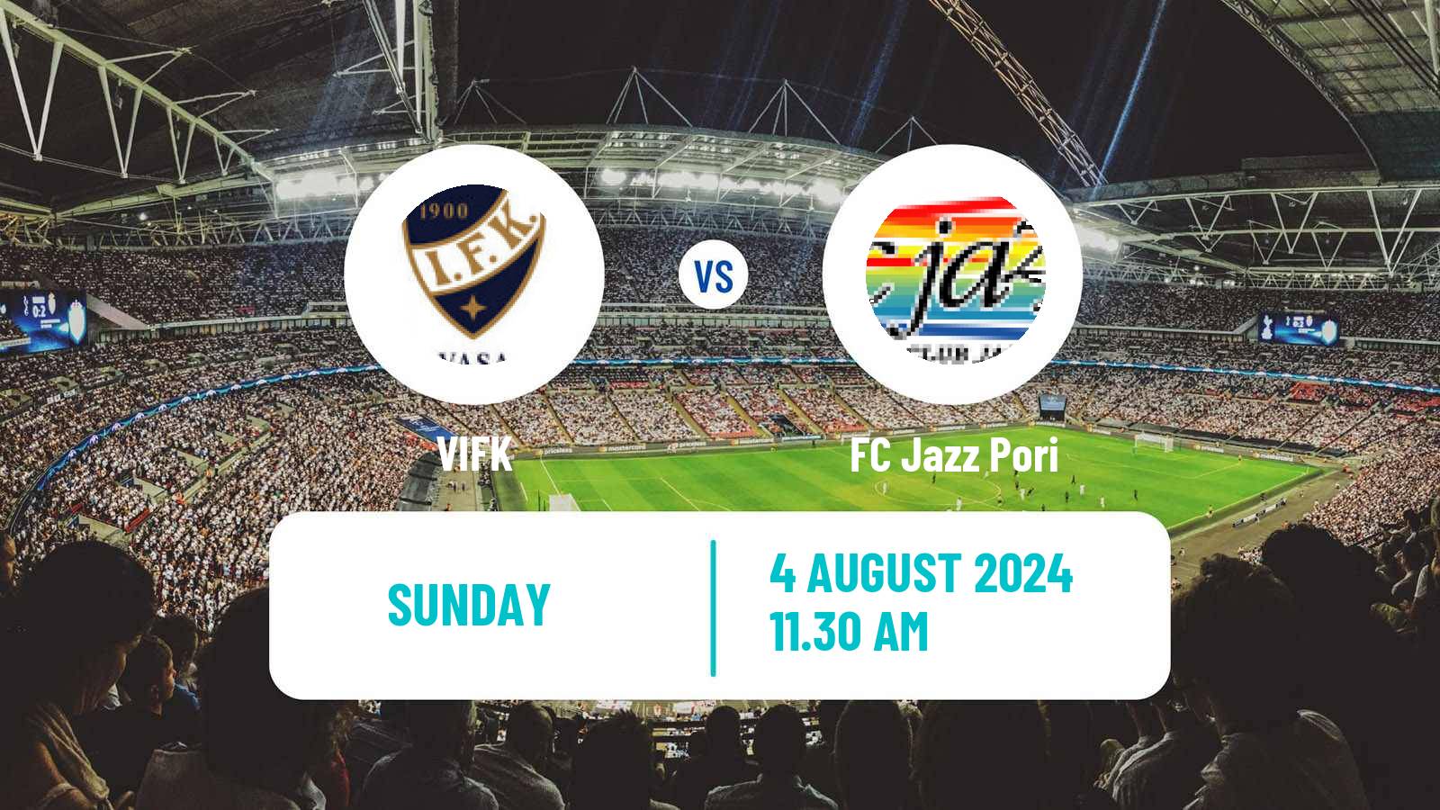 Soccer Finnish Ykkonen VIFK - Jazz Pori