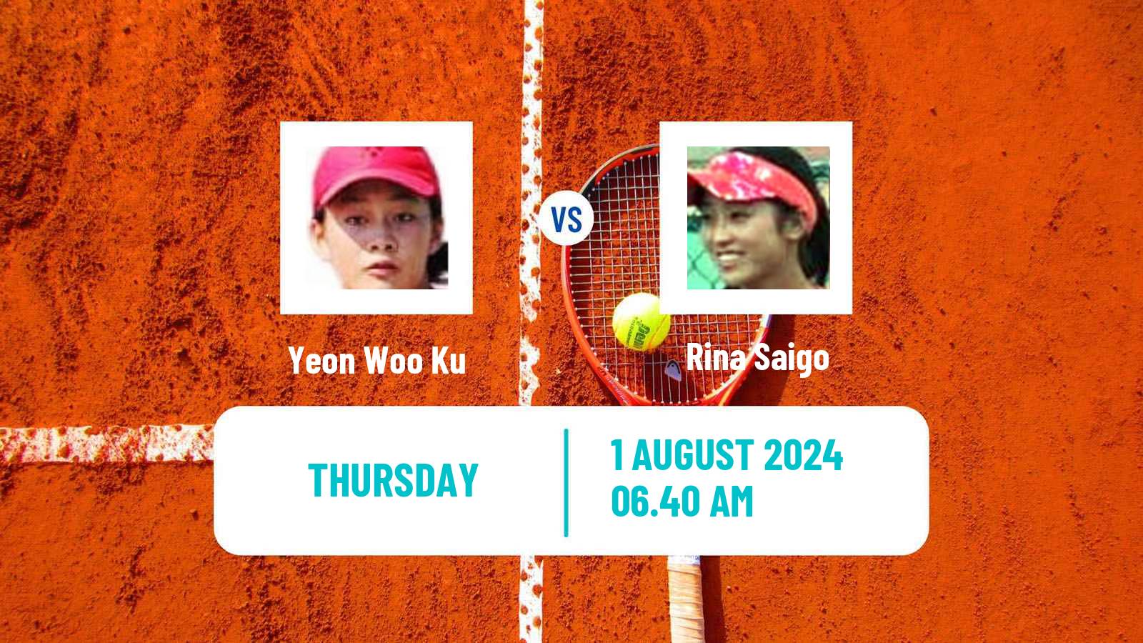 Tennis ITF W35 Roehampton Women Yeon Woo Ku - Rina Saigo