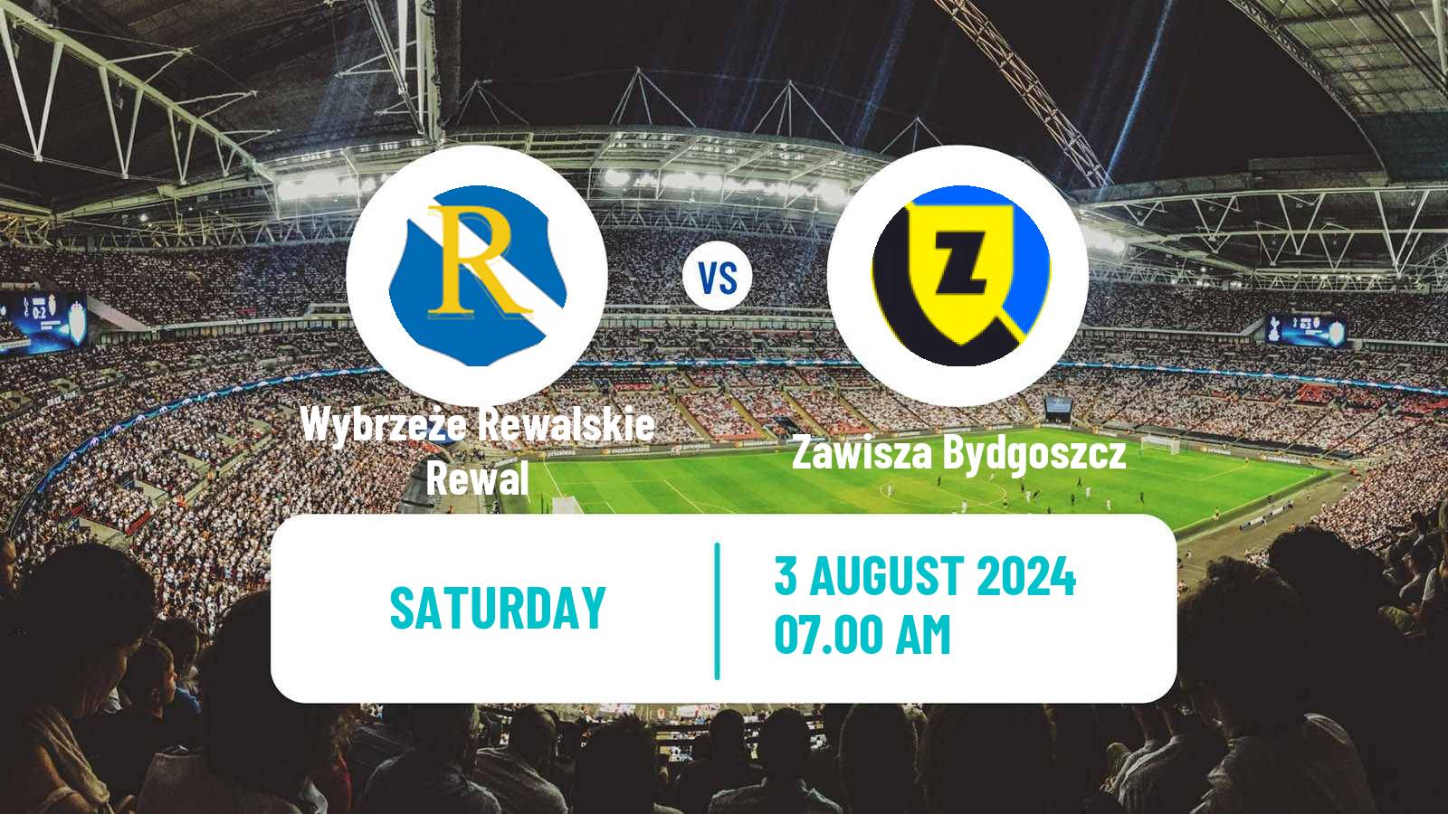 Soccer Polish Division 3 - Group II Wybrzeże Rewalskie Rewal - Zawisza Bydgoszcz