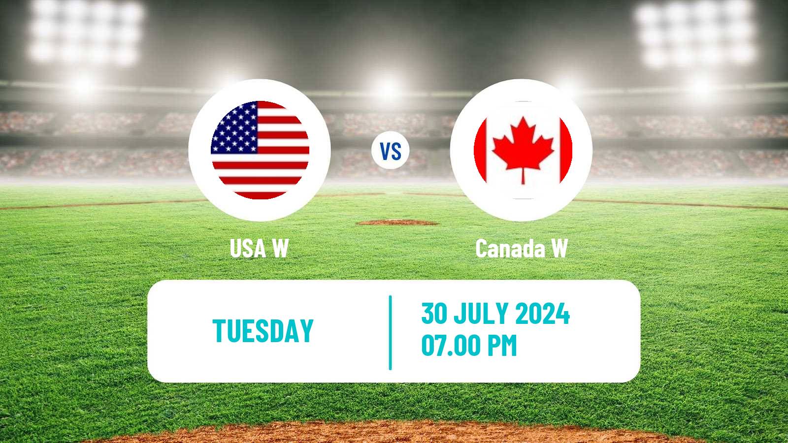 Baseball World Cup Baseball Women USA W - Canada W