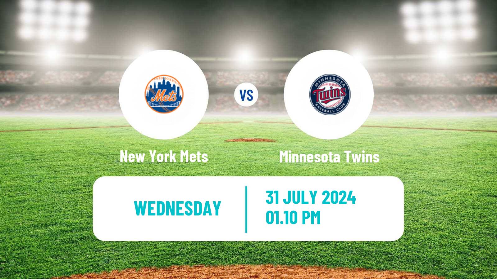 Baseball MLB New York Mets - Minnesota Twins