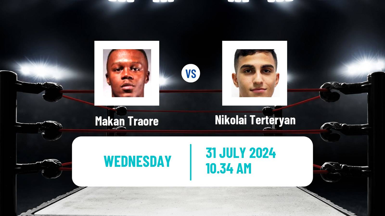 Boxing Welterweight Olympic Games Men Makan Traore - Nikolai Terteryan