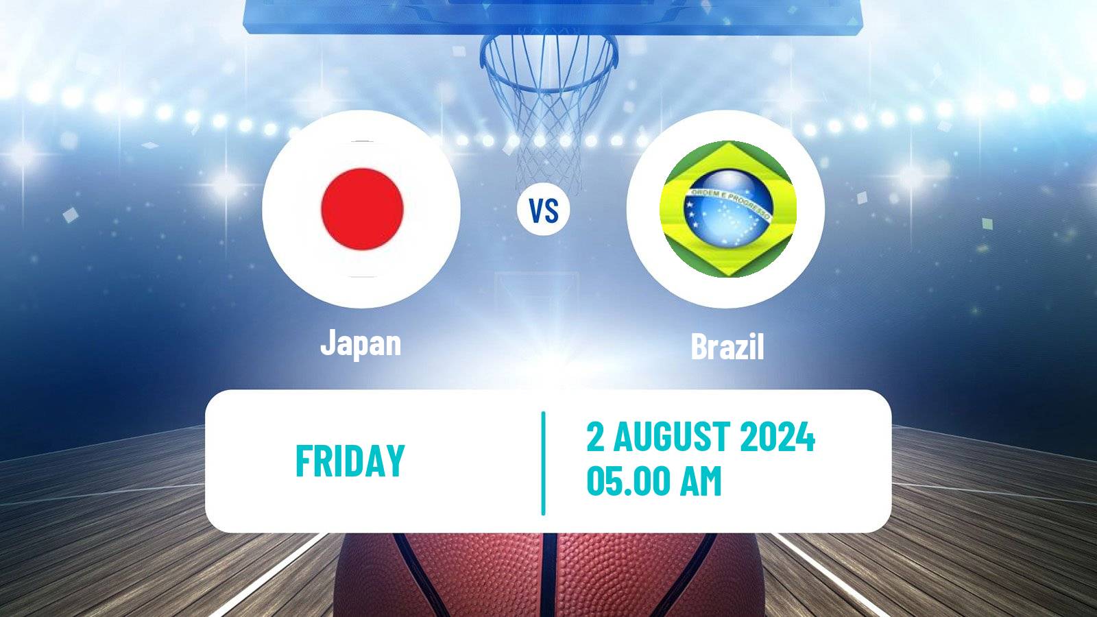 Basketball Olympic Games - Basketball Japan - Brazil