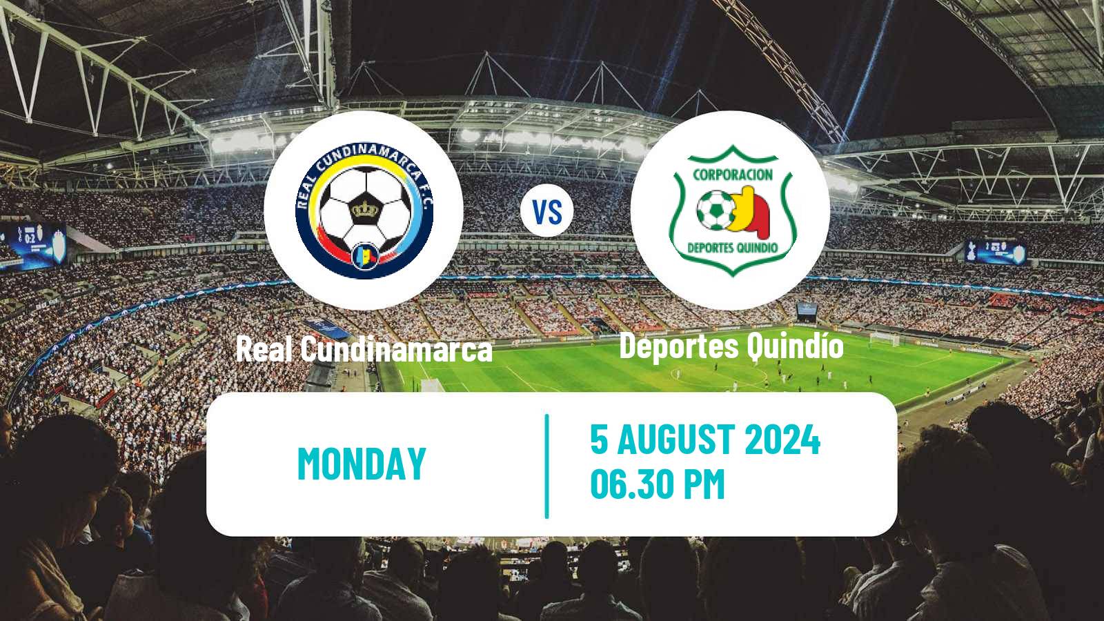 Soccer Colombian Primera B Real Cundinamarca - Deportes Quindío