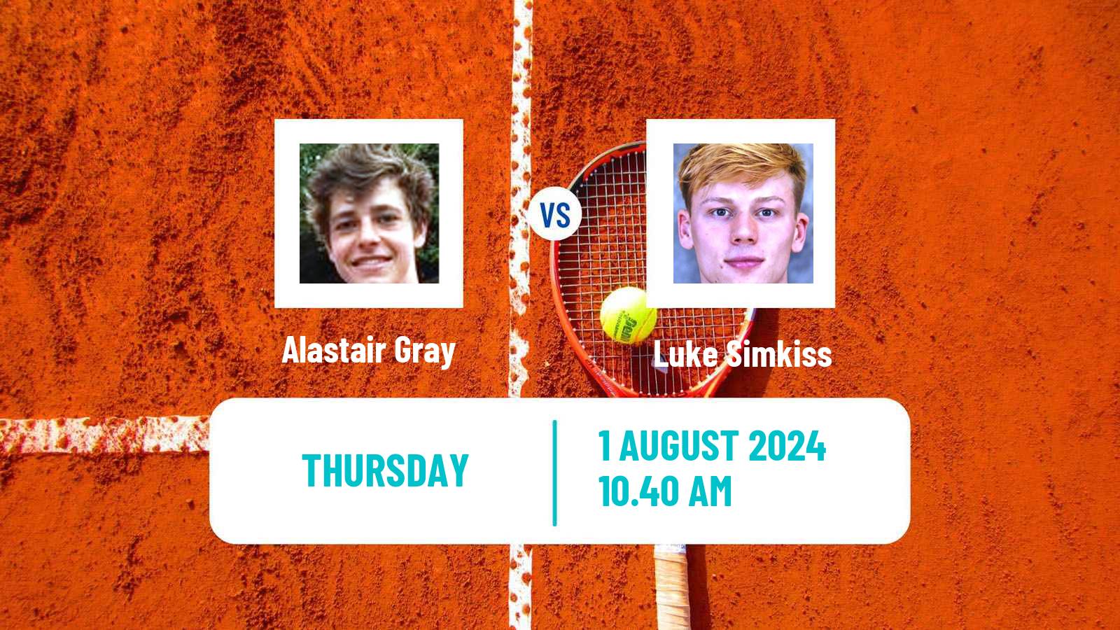 Tennis ITF M25 Roehampton Men Alastair Gray - Luke Simkiss