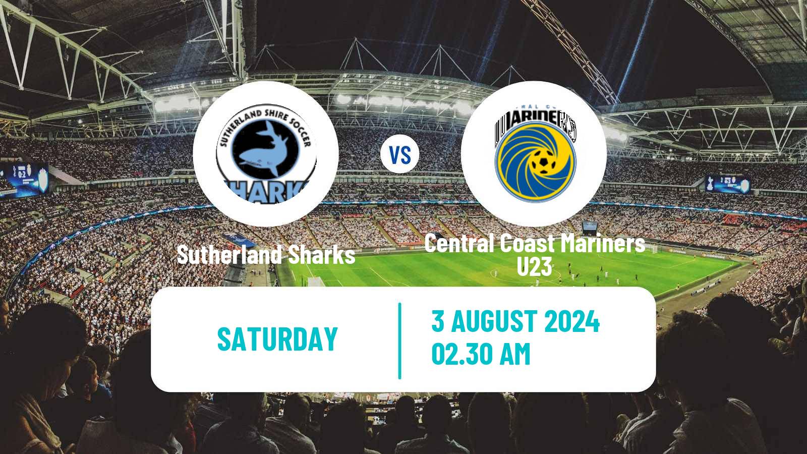 Soccer Australian NPL NSW Sutherland Sharks - Central Coast Mariners U23