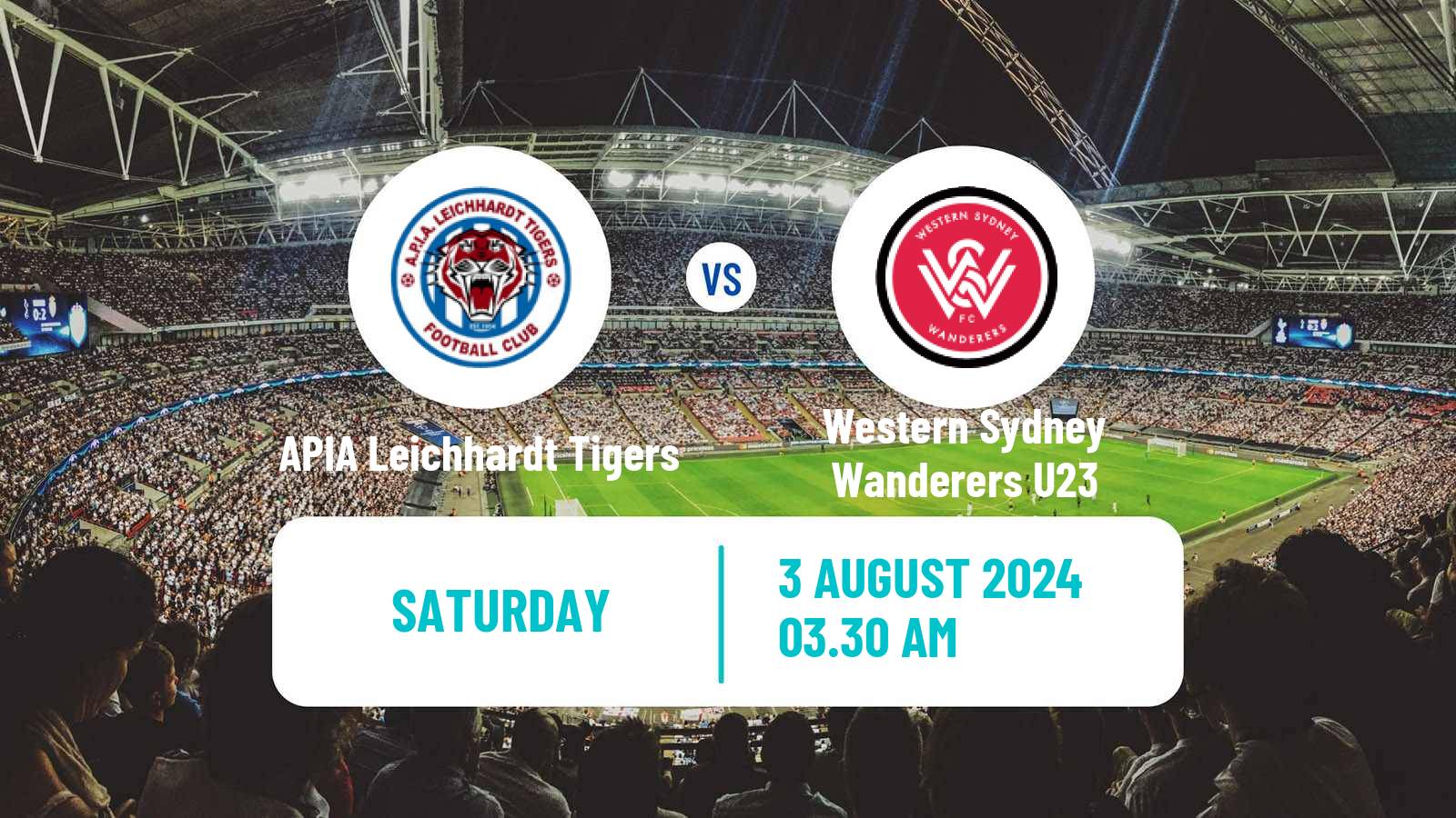 Soccer Australian NPL NSW APIA Leichhardt Tigers - Western Sydney Wanderers U23