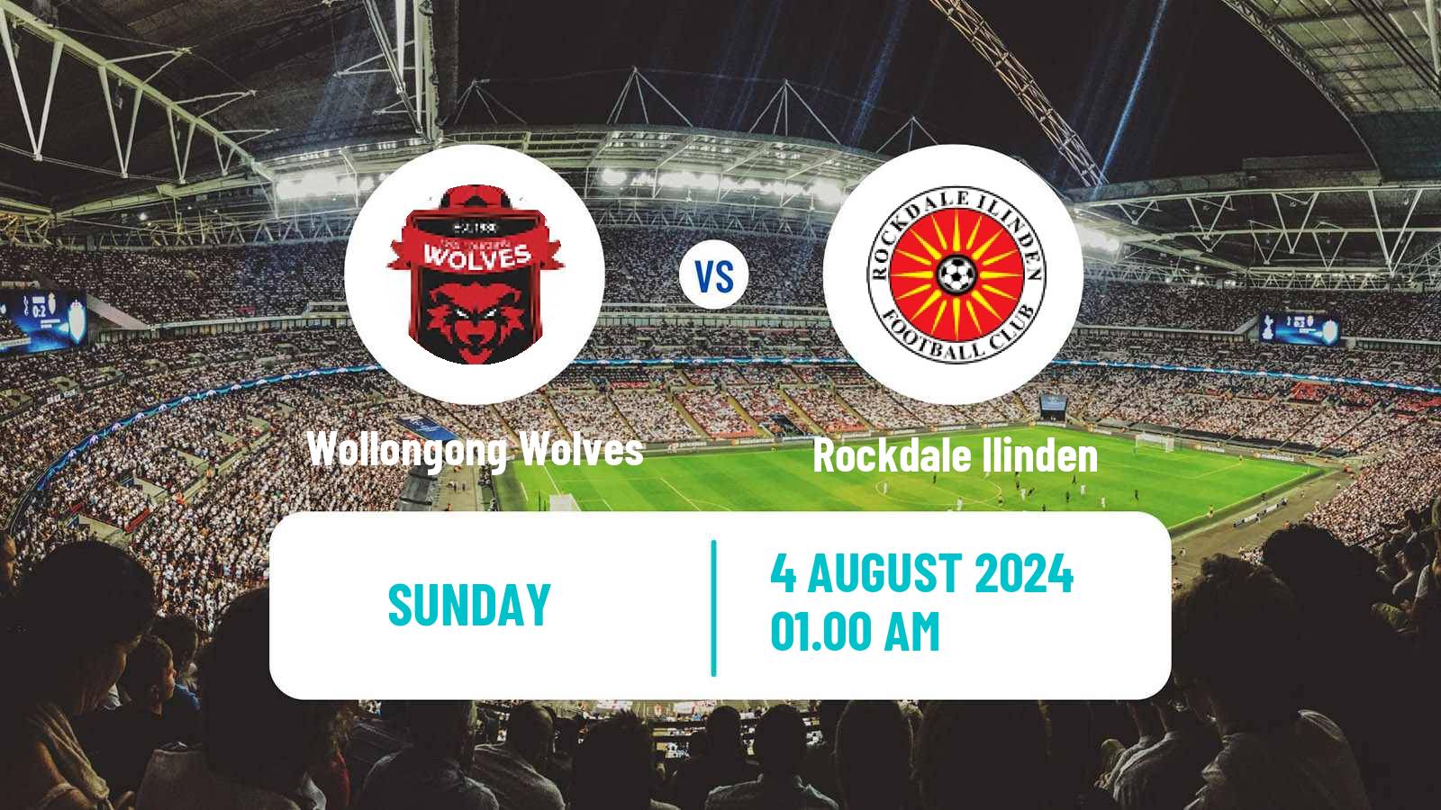 Soccer Australian NPL NSW Wollongong Wolves - Rockdale Ilinden