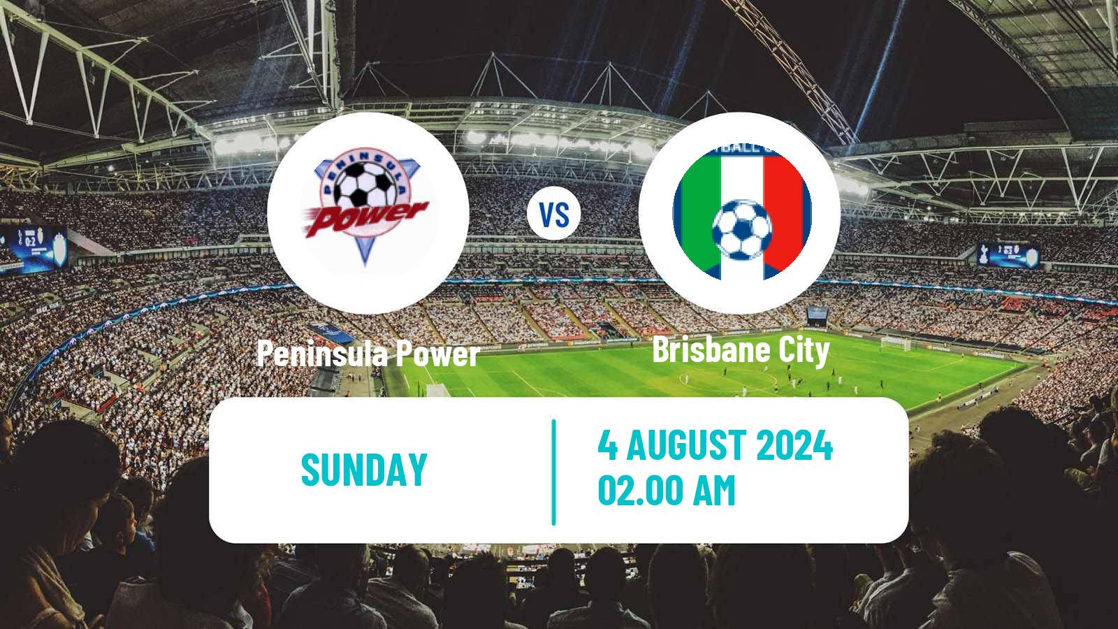 Soccer Australian NPL Queensland Peninsula Power - Brisbane City