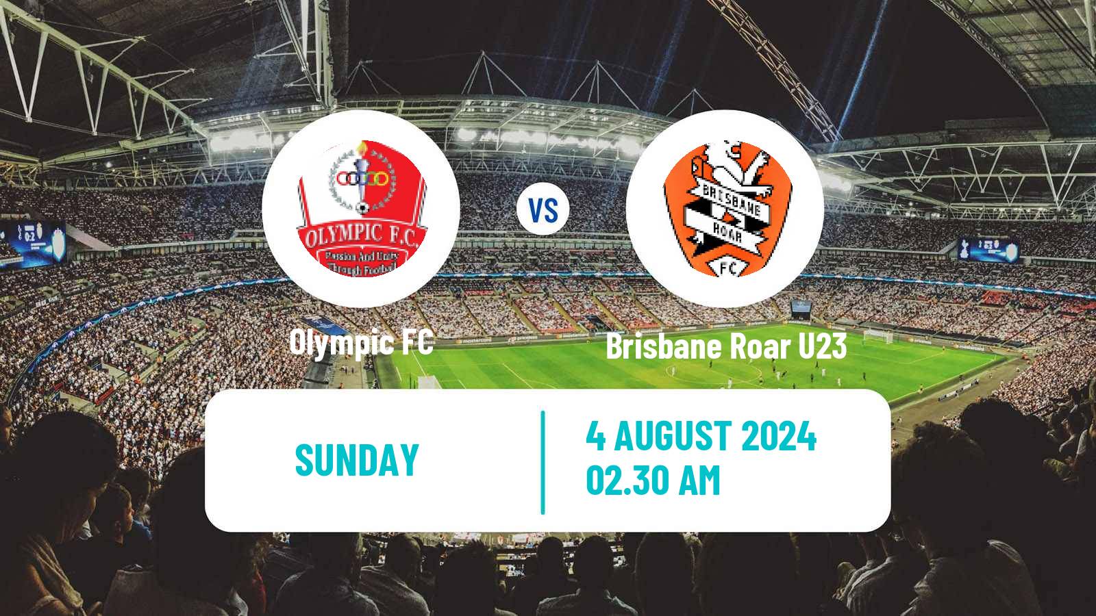 Soccer Australian NPL Queensland Olympic FC - Brisbane Roar U23