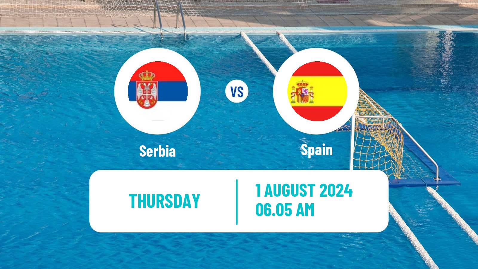 Water polo Olympic Games - Water polo Serbia - Spain