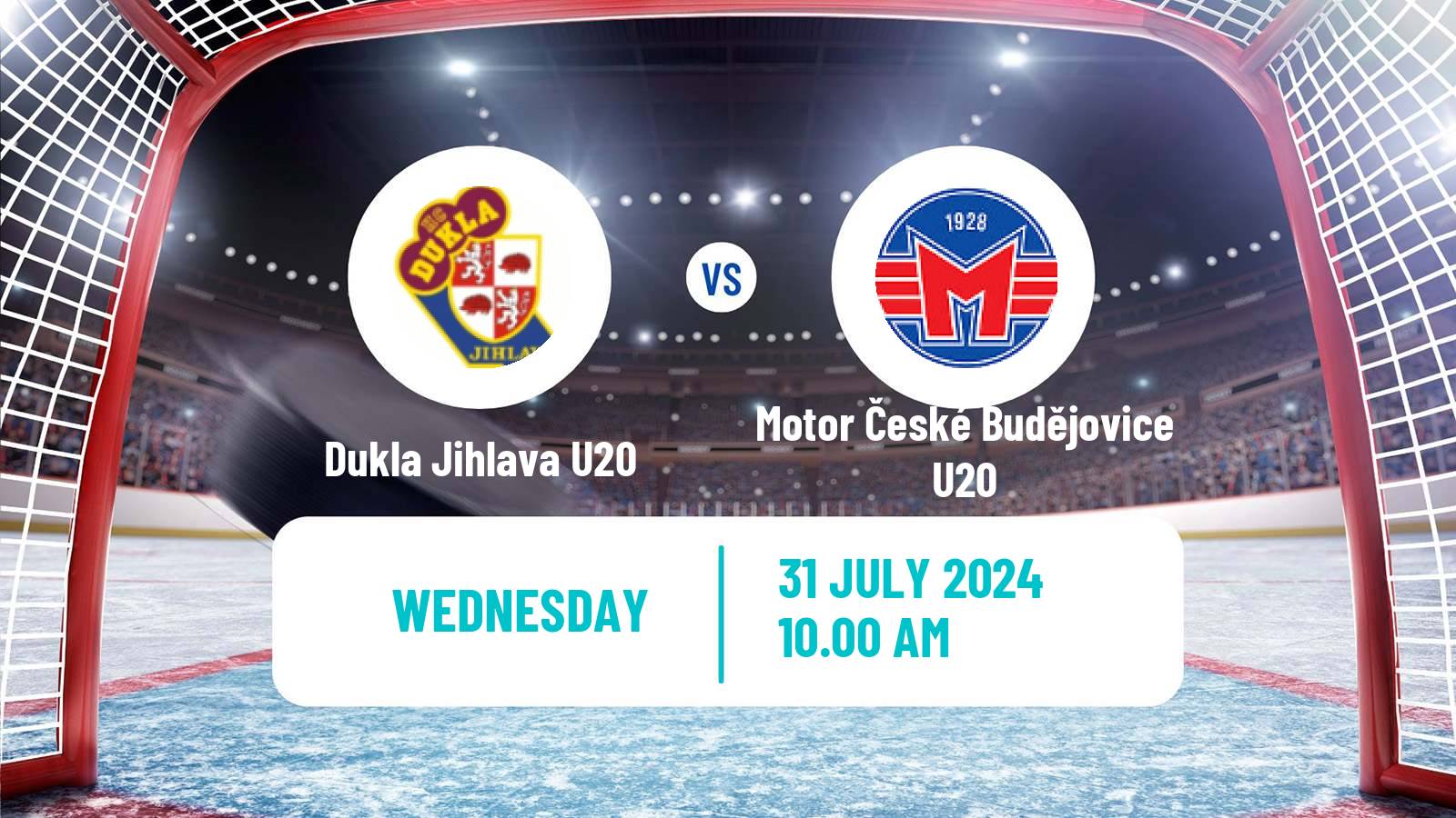 Hockey Club Friendly Ice Hockey Dukla Jihlava U20 - Motor České Budějovice U20