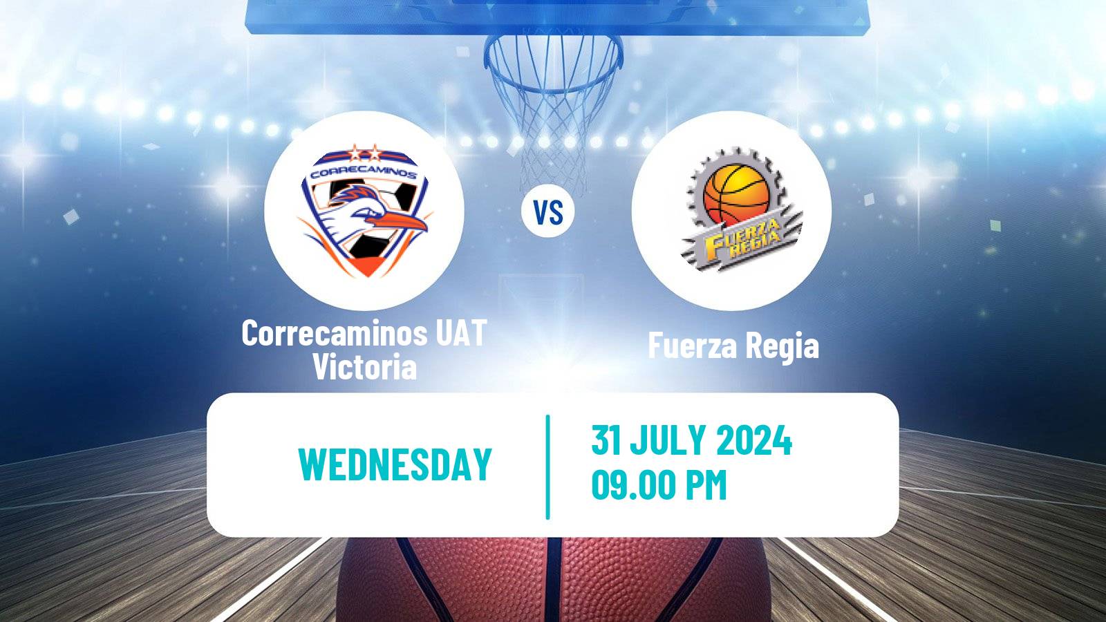 Basketball Mexican LNBP Correcaminos UAT Victoria - Fuerza Regia