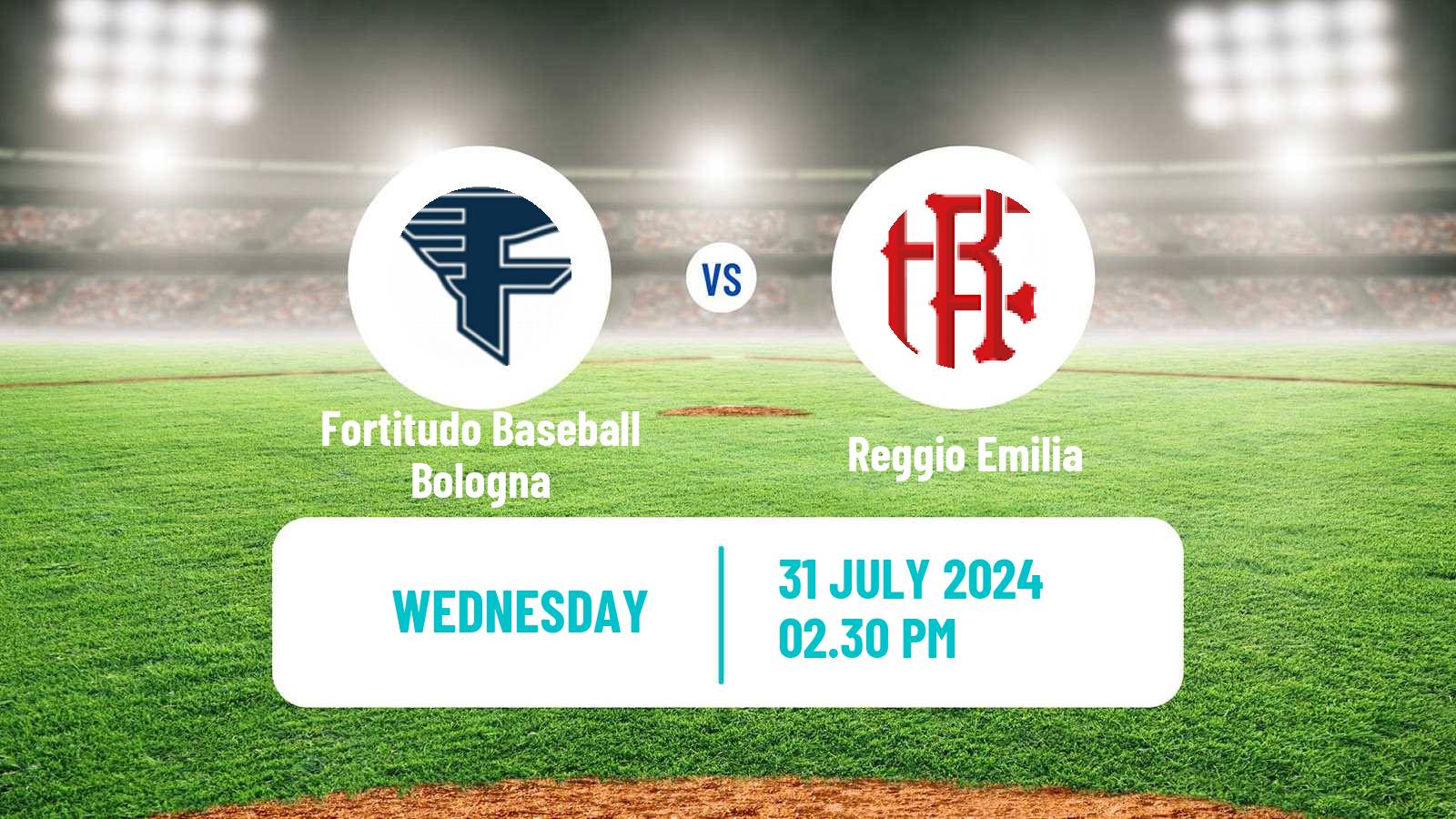 Baseball Italian Serie A1 Baseball Fortitudo Baseball Bologna - Reggio Emilia