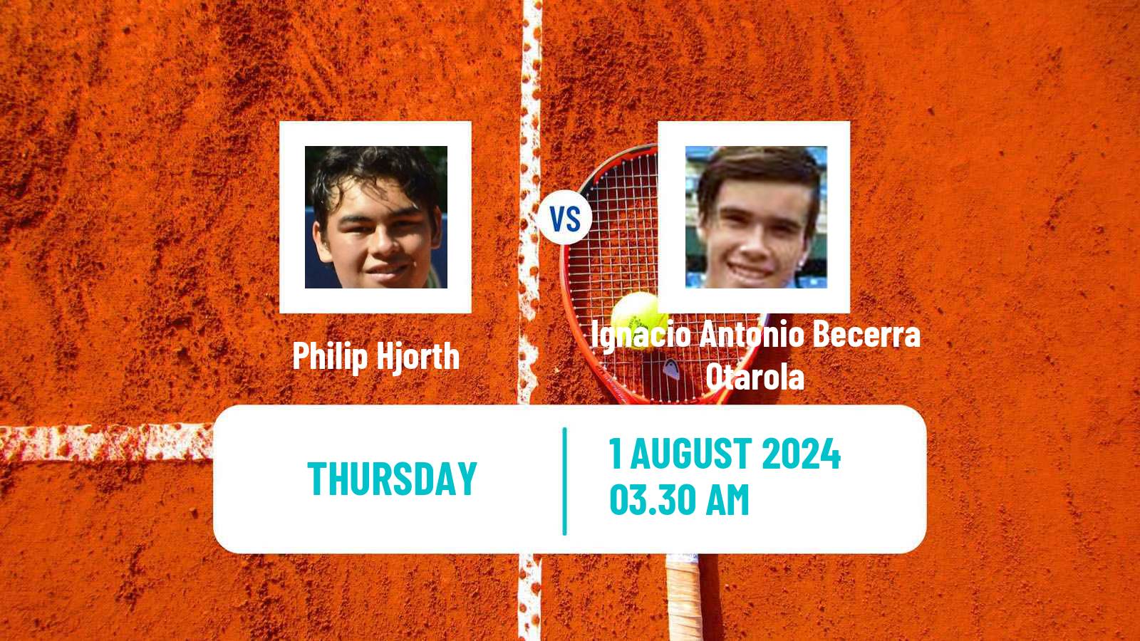 Tennis ITF M15 Xativa Men Philip Hjorth - Ignacio Antonio Becerra Otarola