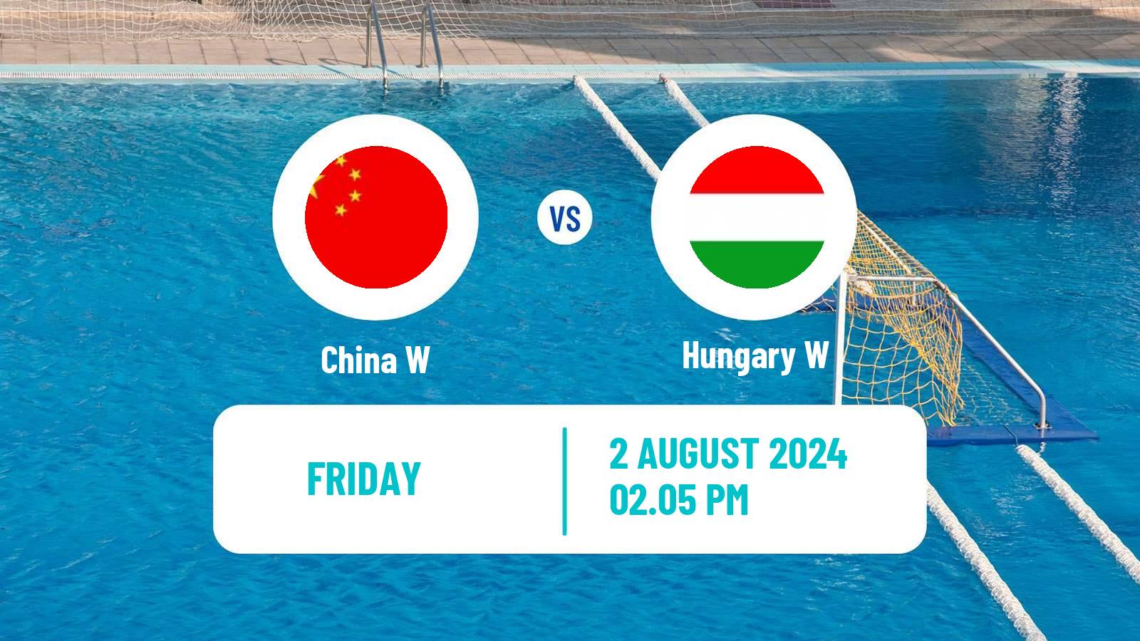 Water polo Olympic Games - Water polo Women China W - Hungary W