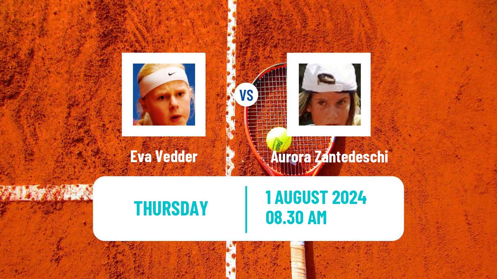 Tennis ITF W75 Cordenons Women Eva Vedder - Aurora Zantedeschi