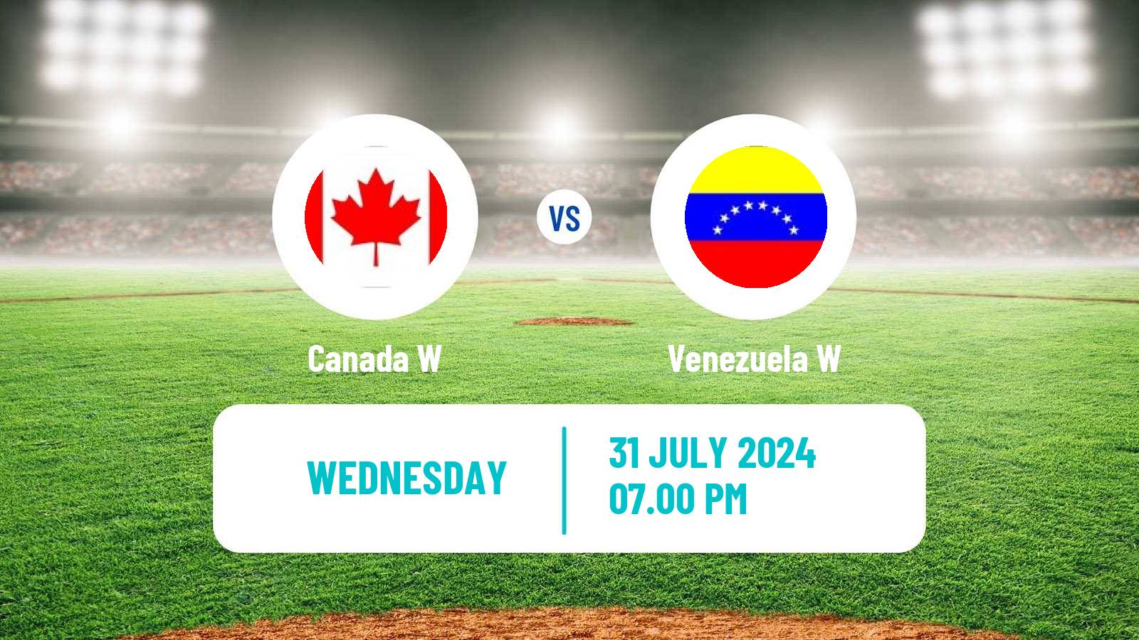 Baseball World Cup Baseball Women Canada W - Venezuela W