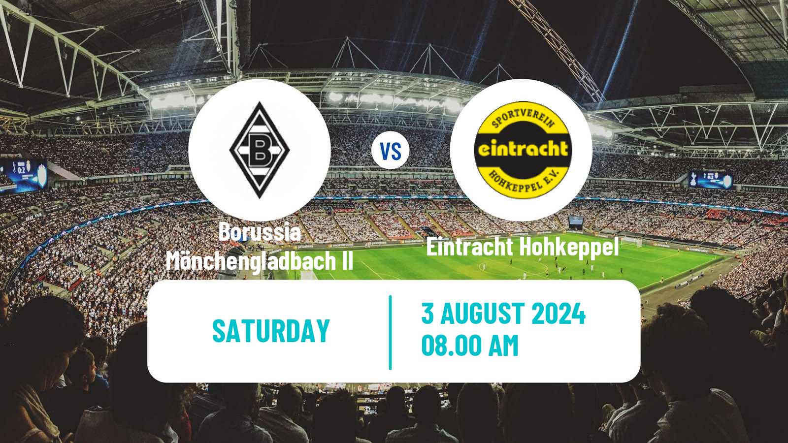 Soccer German Regionalliga West Borussia Mönchengladbach II - Eintracht Hohkeppel