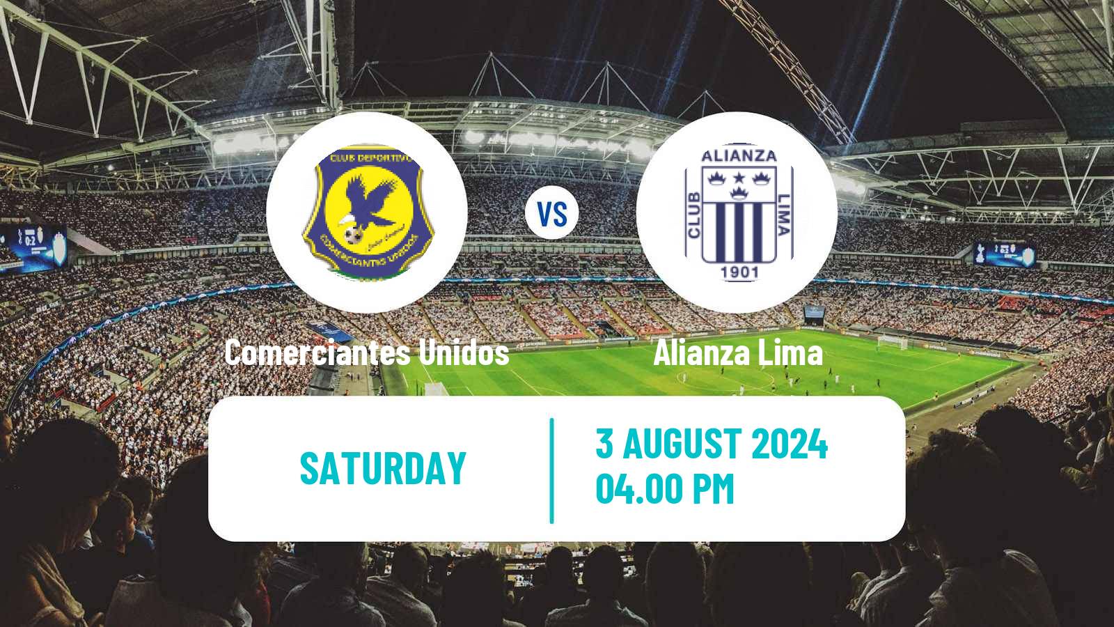 Soccer Peruvian Liga 1 Comerciantes Unidos - Alianza Lima