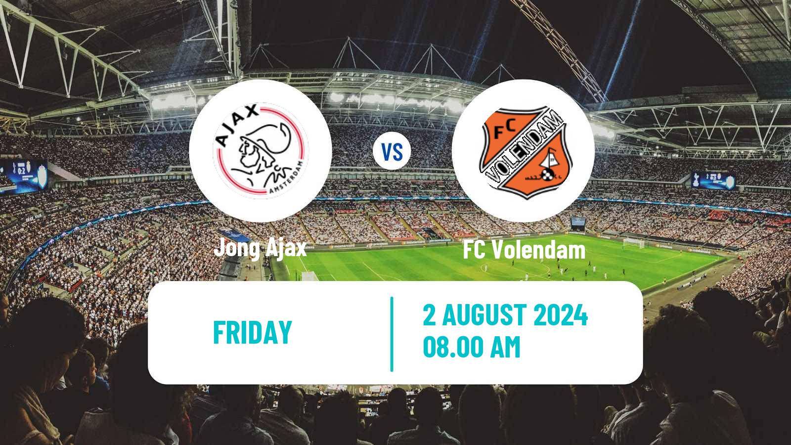 Soccer Club Friendly Jong Ajax - Volendam