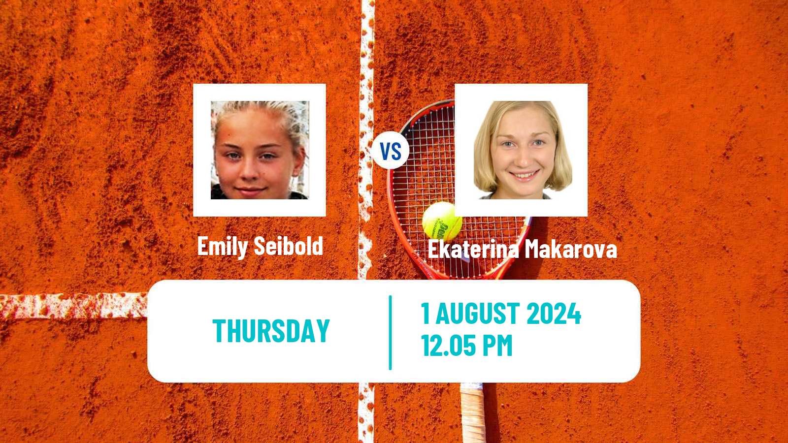 Tennis ITF W75 Hechingen Women Emily Seibold - Ekaterina Makarova