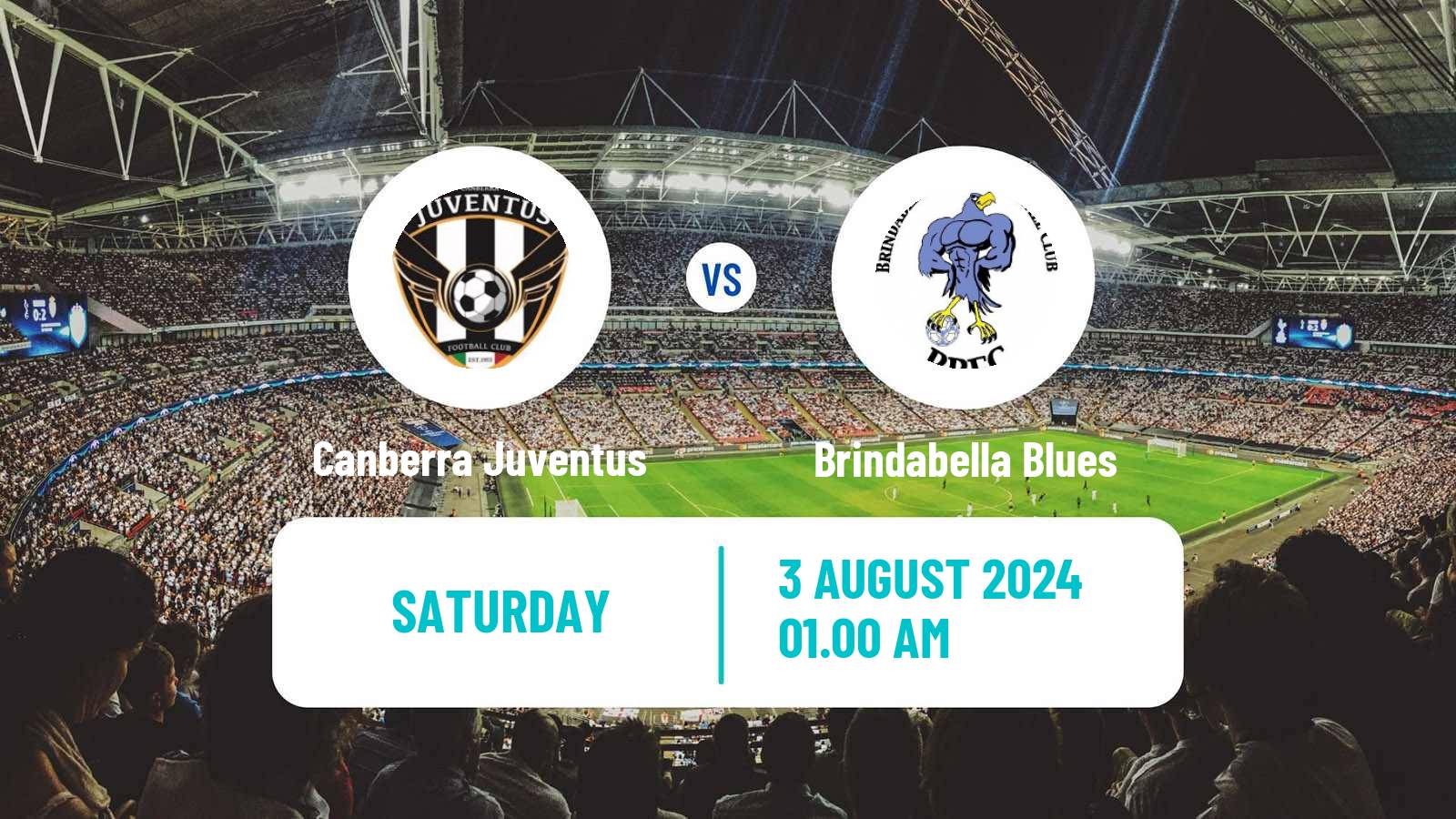 Soccer Australian Capital Premier League Canberra Juventus - Brindabella Blues