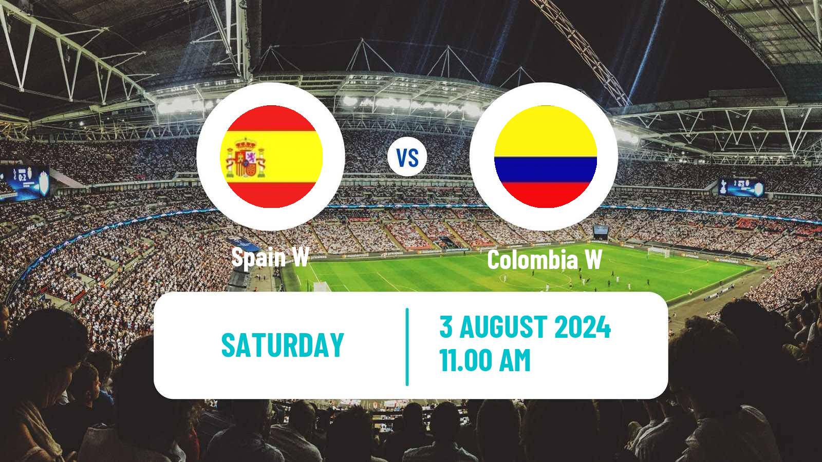 Soccer Olympic Games - Football Women Spain W - Colombia W