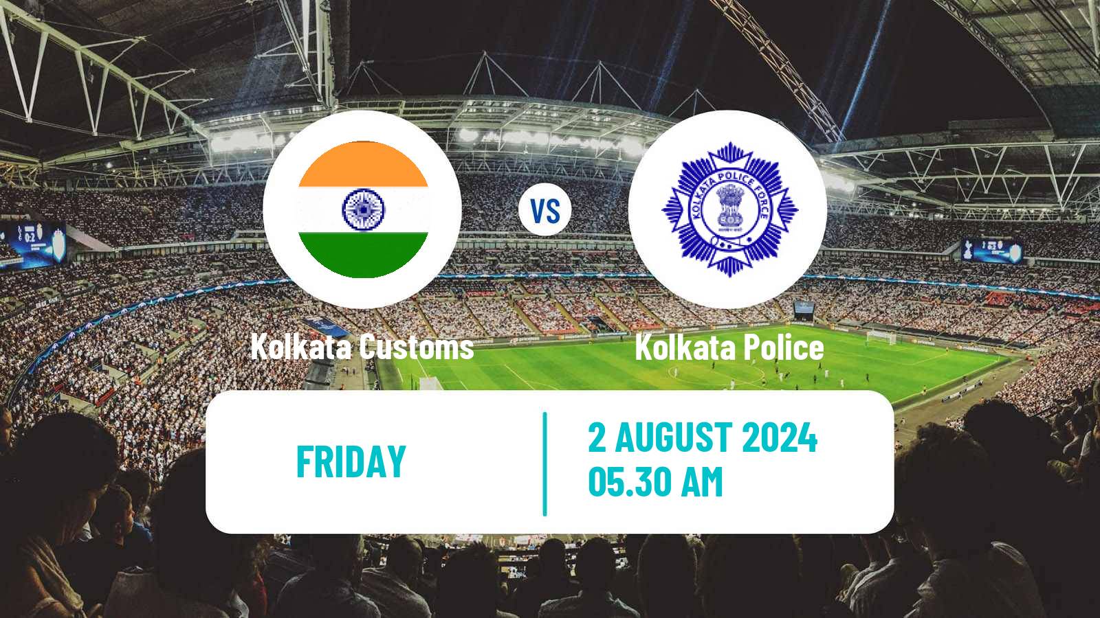 Soccer Calcutta Premier Division Kolkata Customs - Kolkata Police