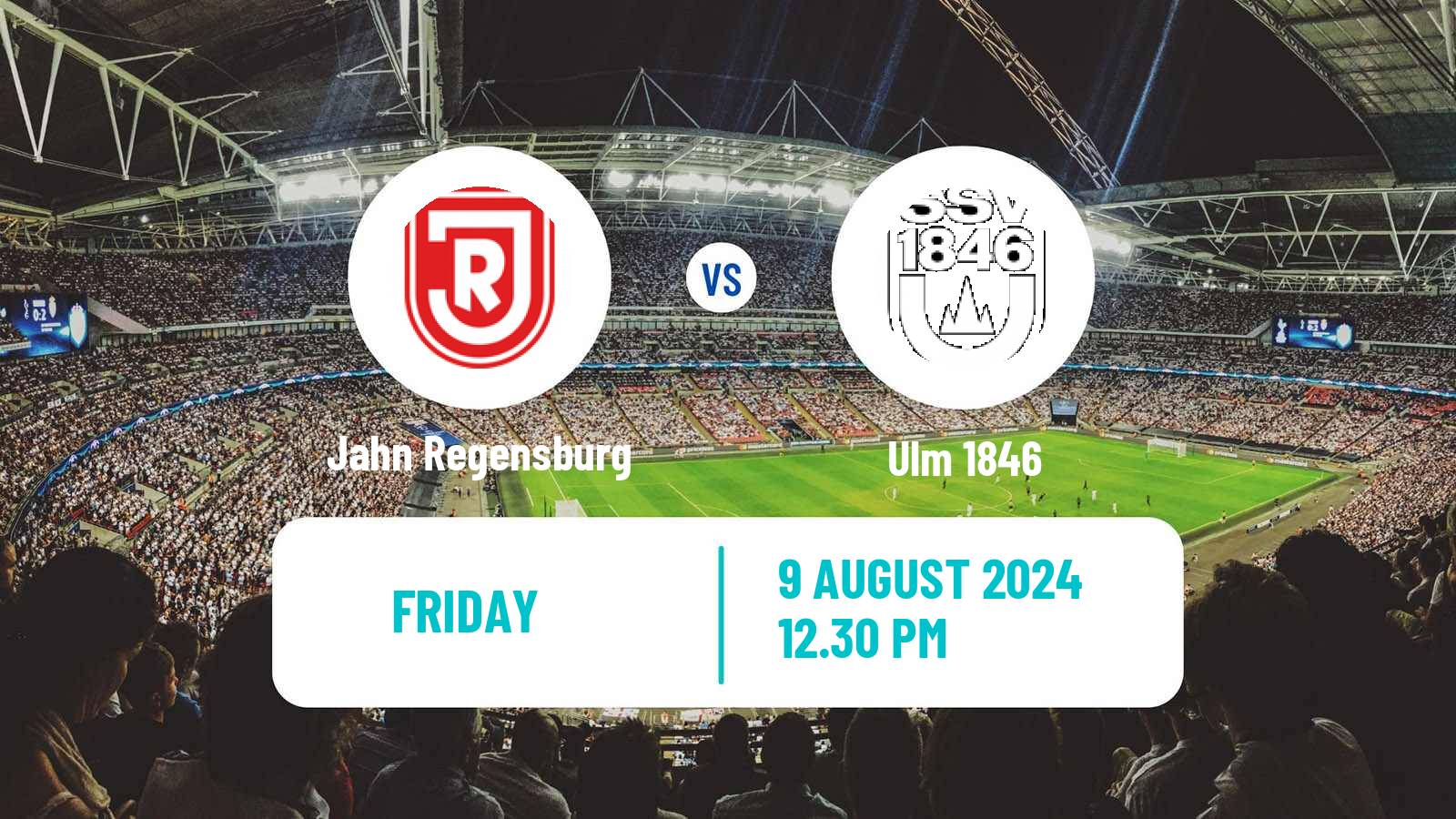 Soccer German 2 Bundesliga Jahn Regensburg - Ulm 1846