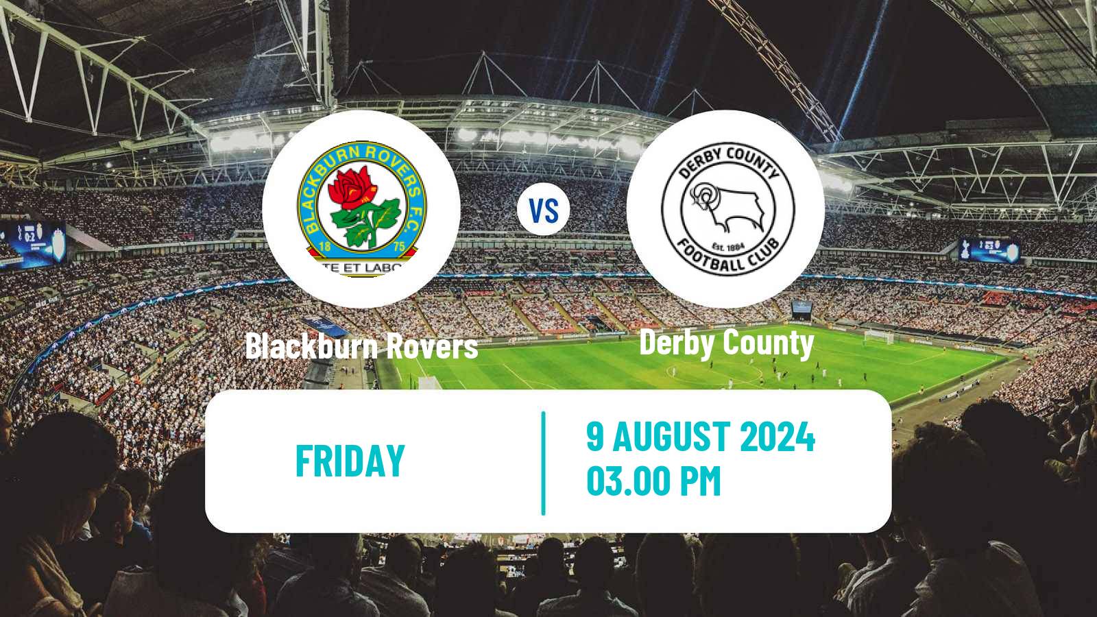 Soccer English League Championship Blackburn Rovers - Derby County