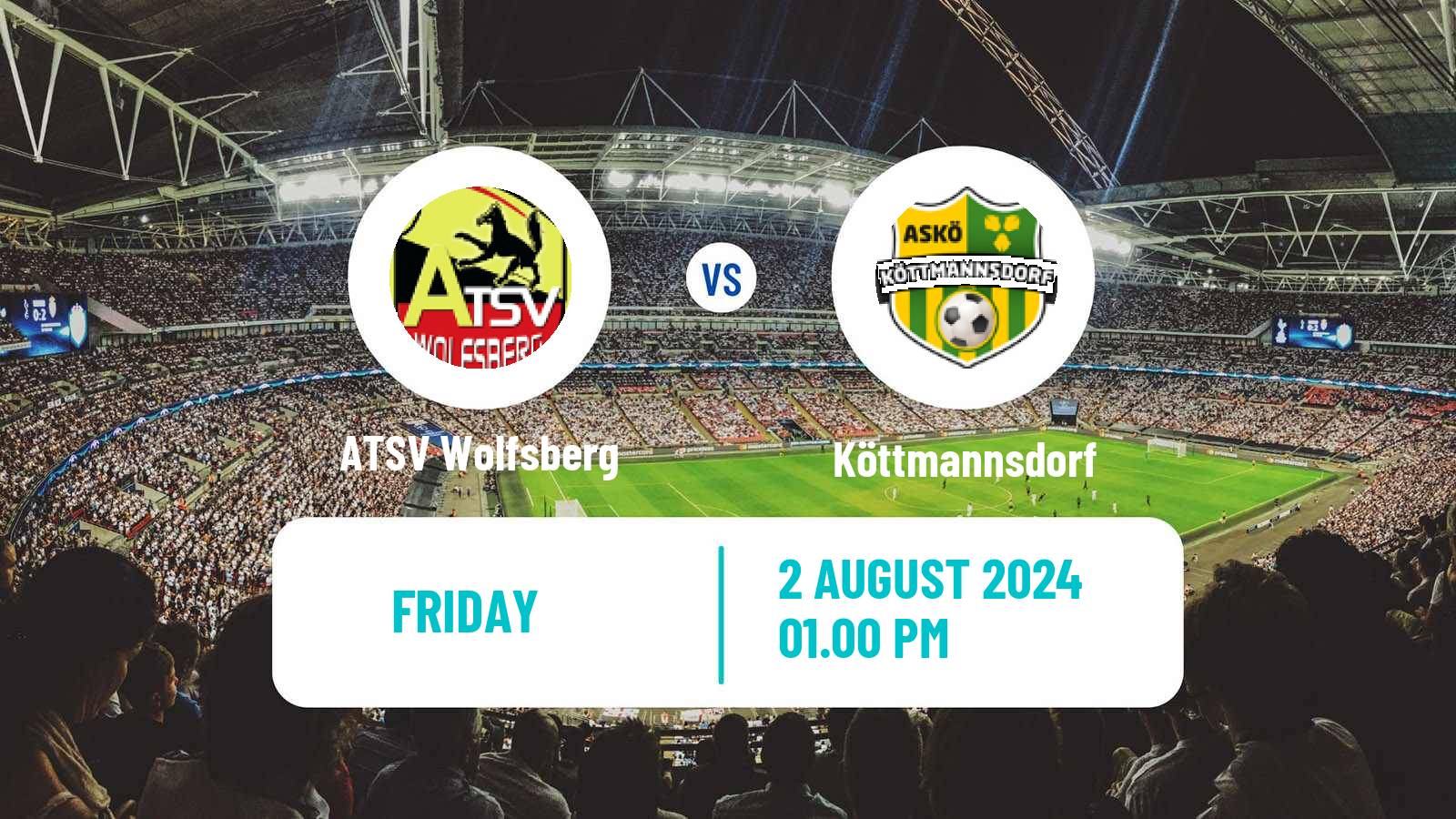 Soccer Austrian Landesliga Karnten ATSV Wolfsberg - Köttmannsdorf