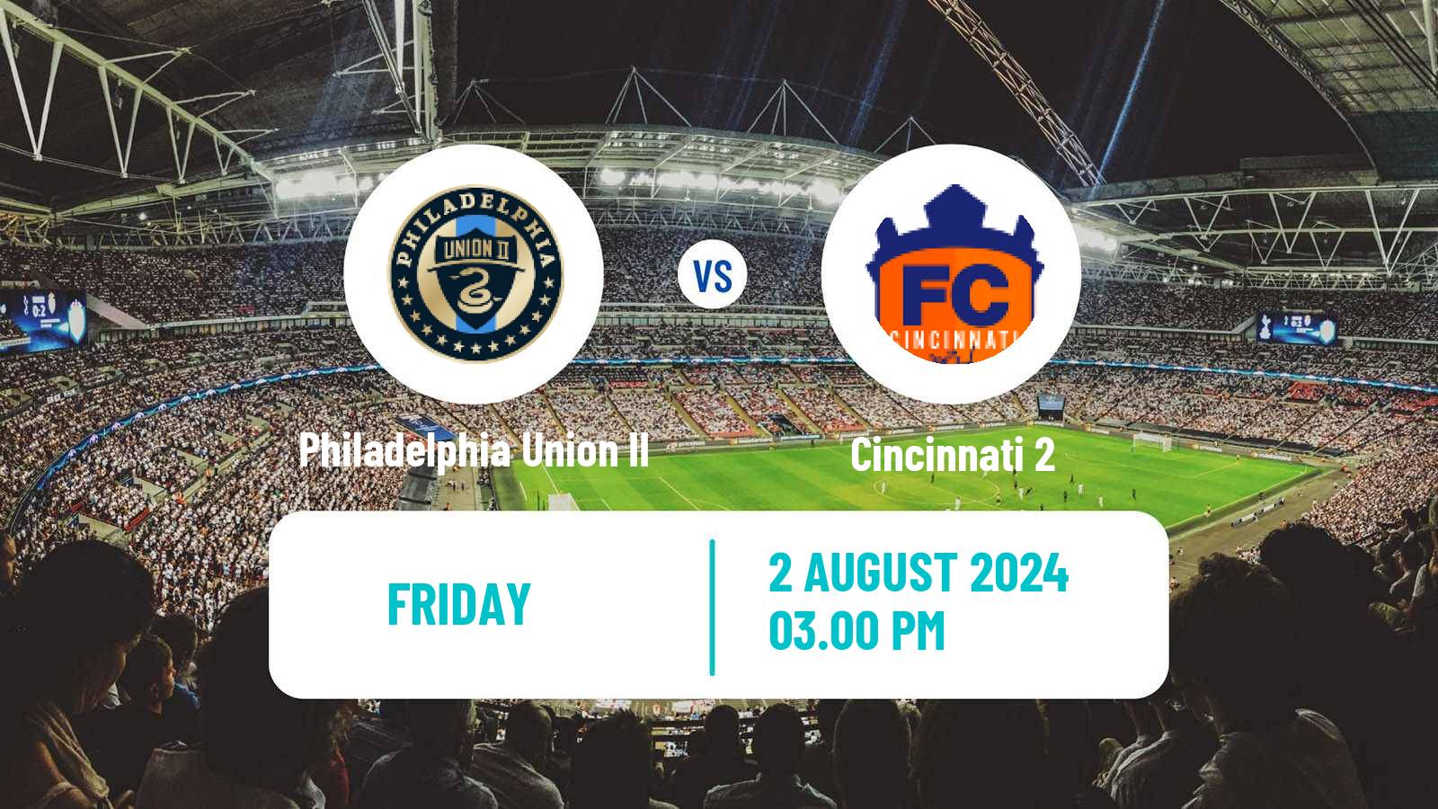 Soccer MLS Next Pro Philadelphia Union II - Cincinnati 2