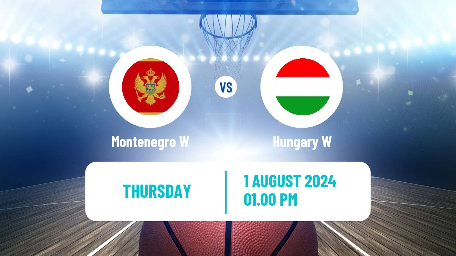 Basketball Friendly International Basketball Women Montenegro W - Hungary W