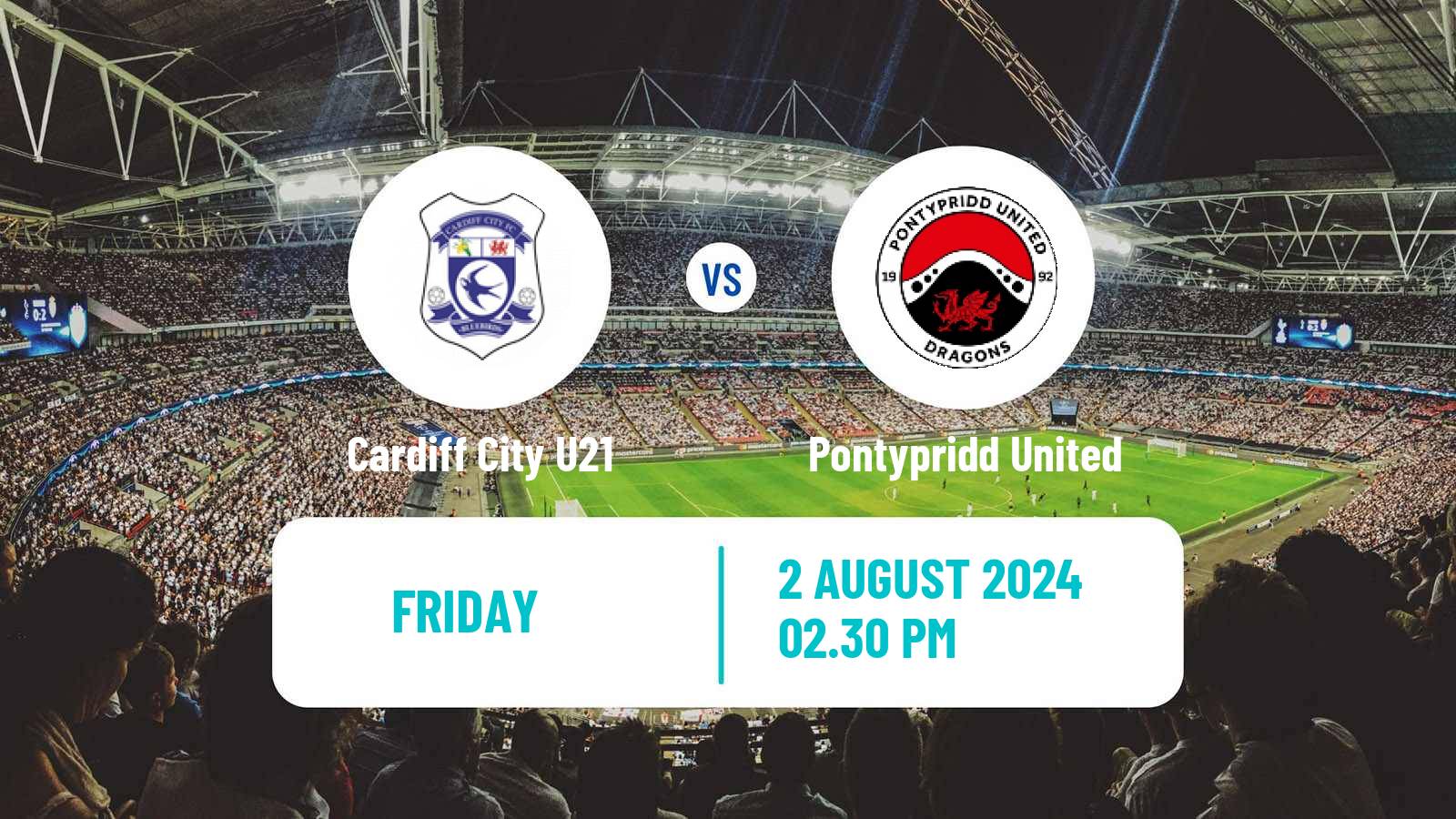 Soccer Welsh League Cup Cardiff City U21 - Pontypridd United