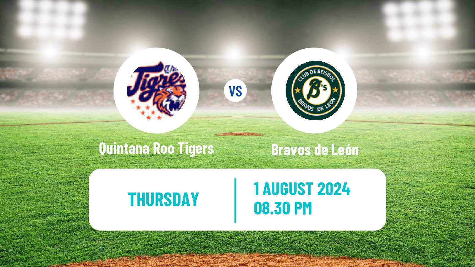 Baseball LMB Quintana Roo Tigers - Bravos de León