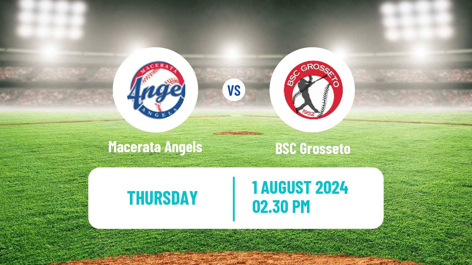 Baseball Italian Serie A1 Baseball Macerata Angels - BSC Grosseto