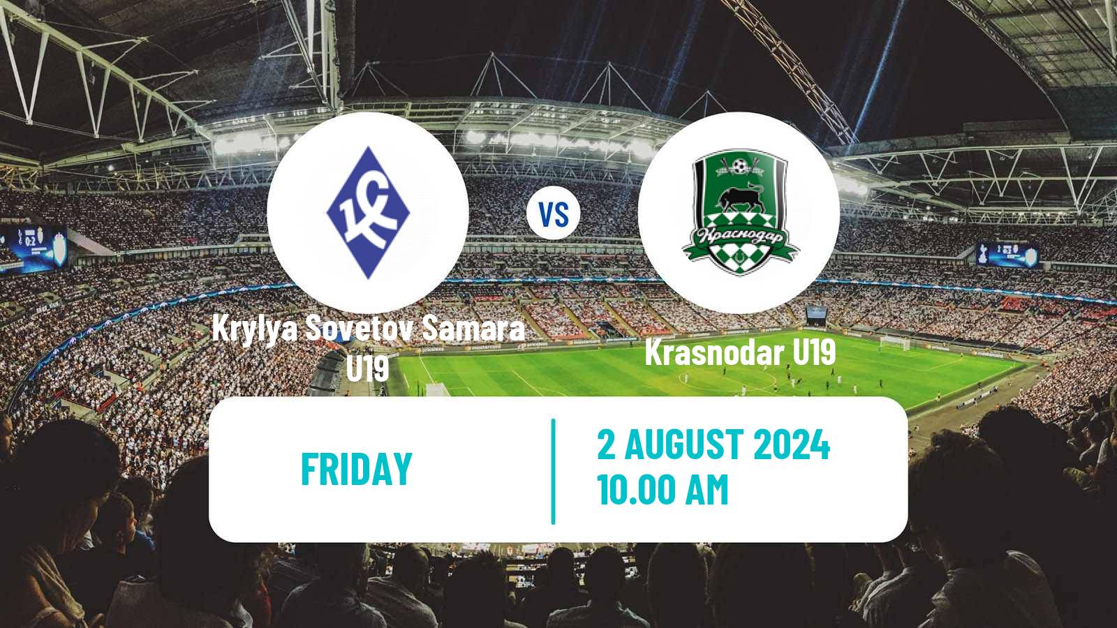 Soccer Russian Youth League Krylya Sovetov Samara U19 - Krasnodar U19