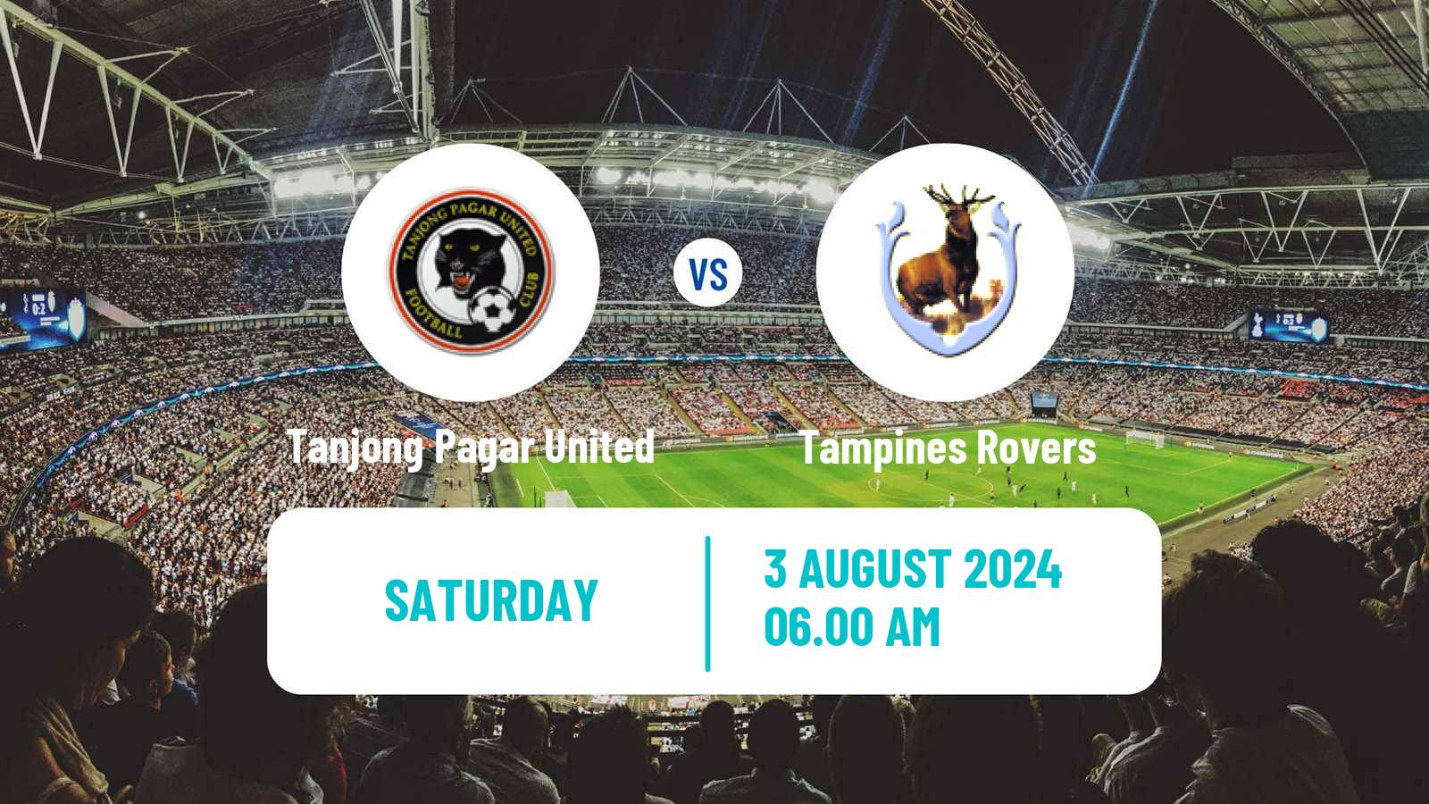 Soccer Singapore Premier League Tanjong Pagar United - Tampines Rovers