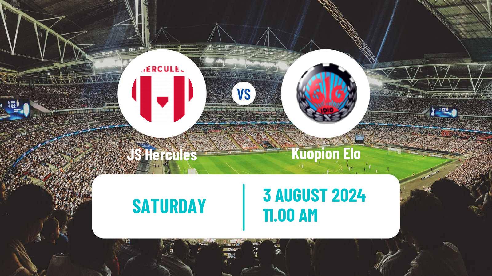 Soccer Finnish Kakkonen Group C JS Hercules - Kuopion Elo