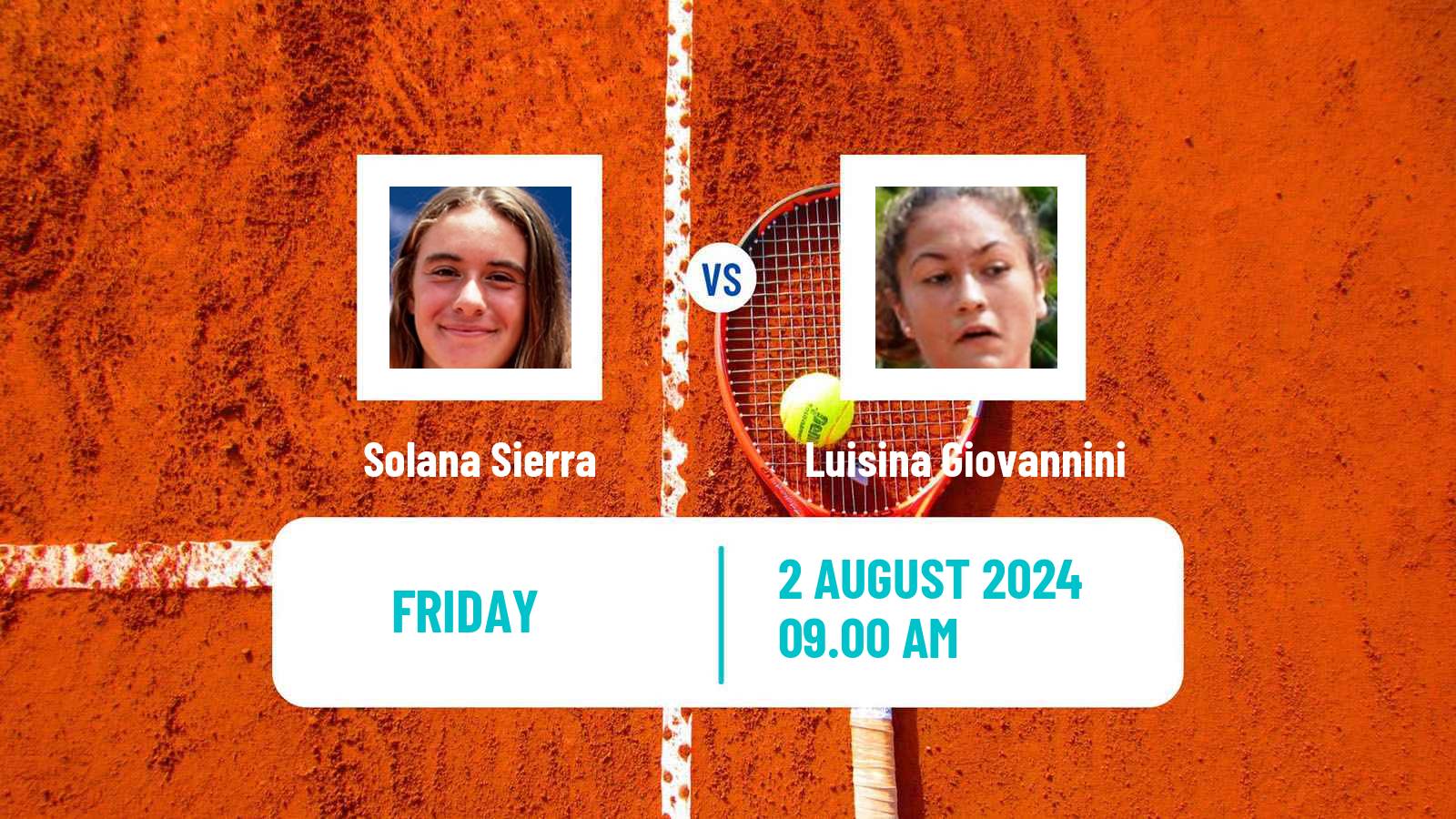 Tennis ITF W35 Pilar Women Solana Sierra - Luisina Giovannini