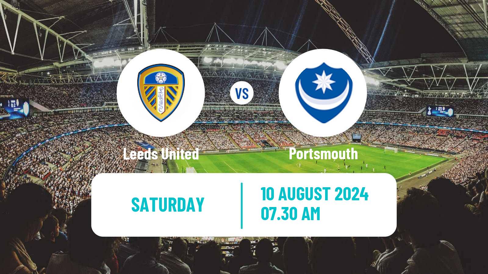 Soccer English League Championship Leeds United - Portsmouth