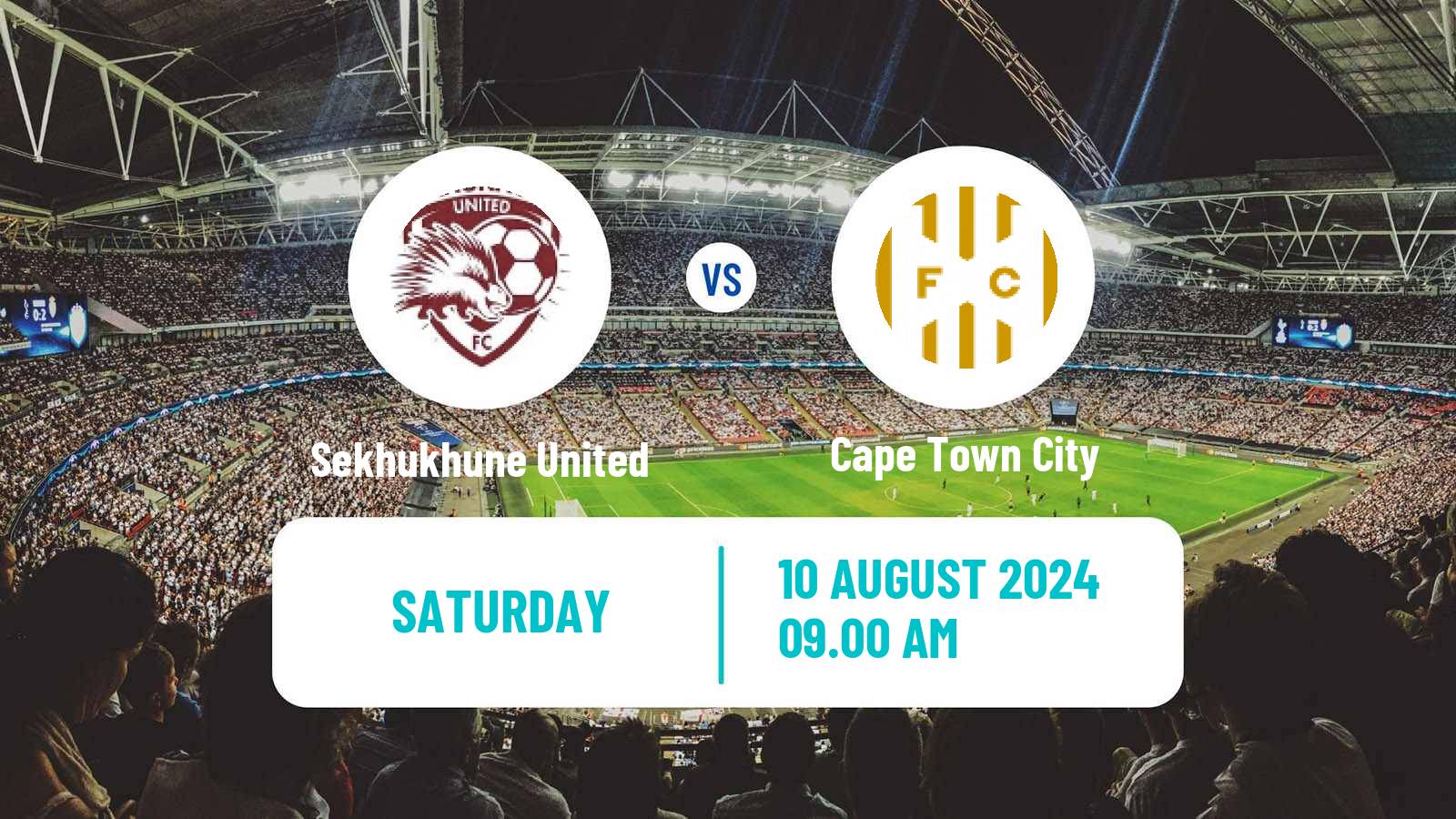 Soccer South African MTN 8 Cup Sekhukhune United - Cape Town City