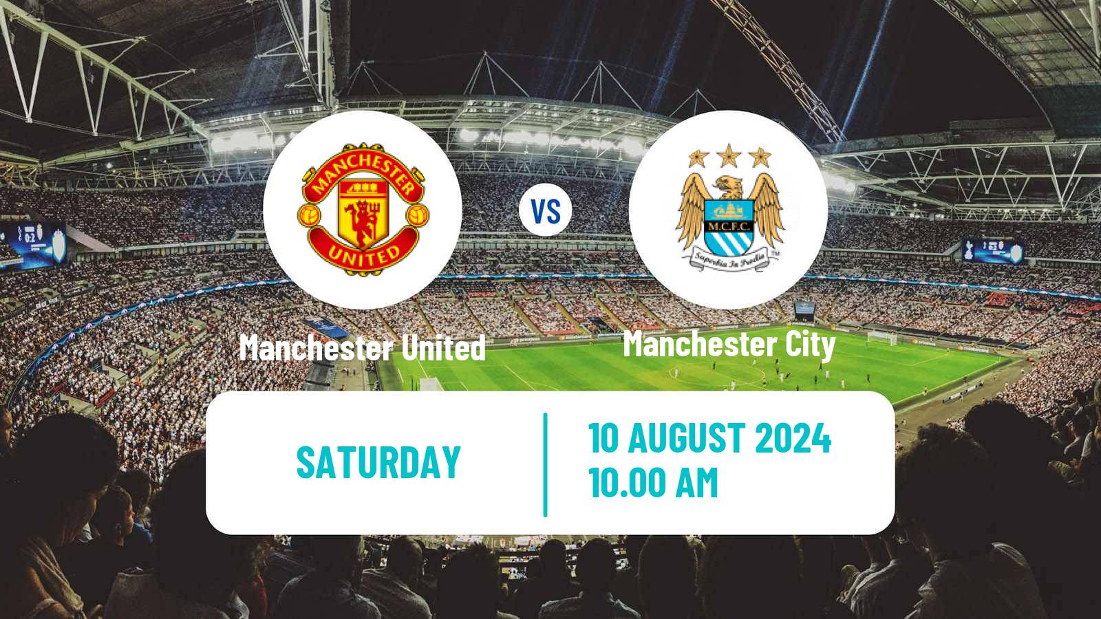 Soccer English FA Community Shield Manchester City - Manchester United