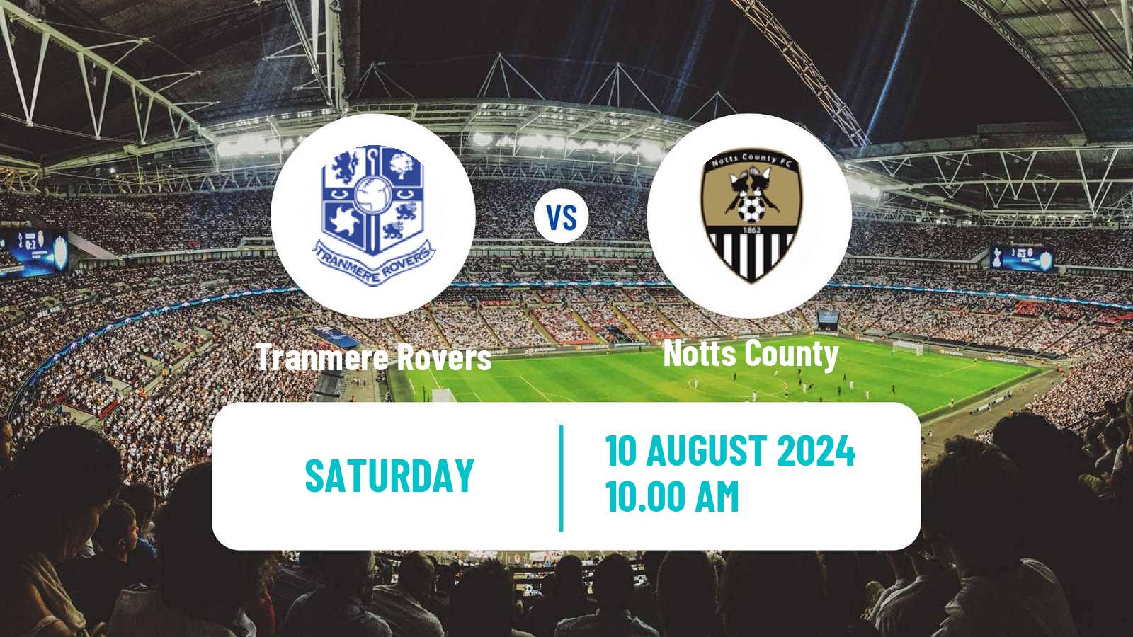 Soccer English League Two Tranmere Rovers - Notts County